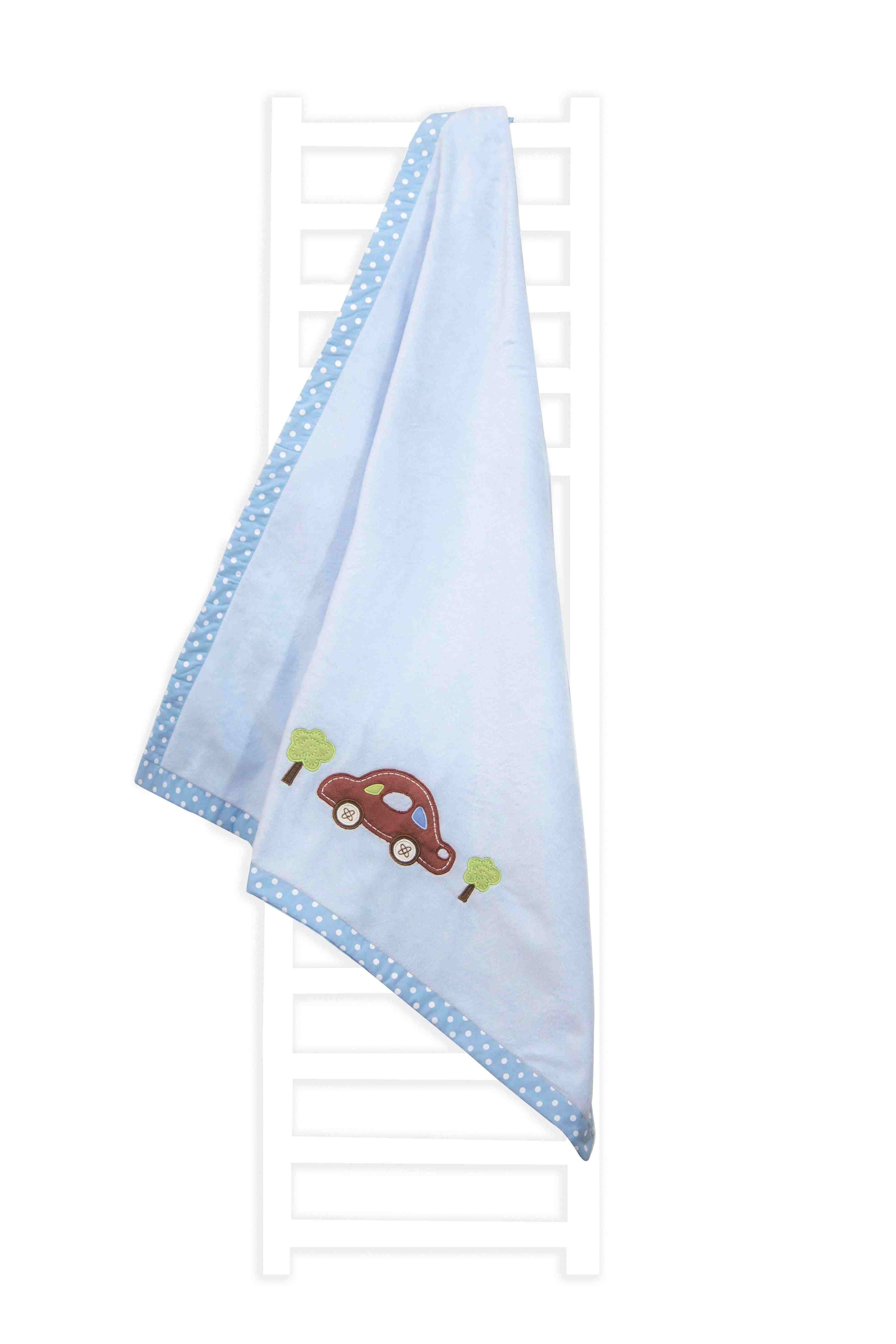 Abracadabra Transport Plush Blanket - Blue