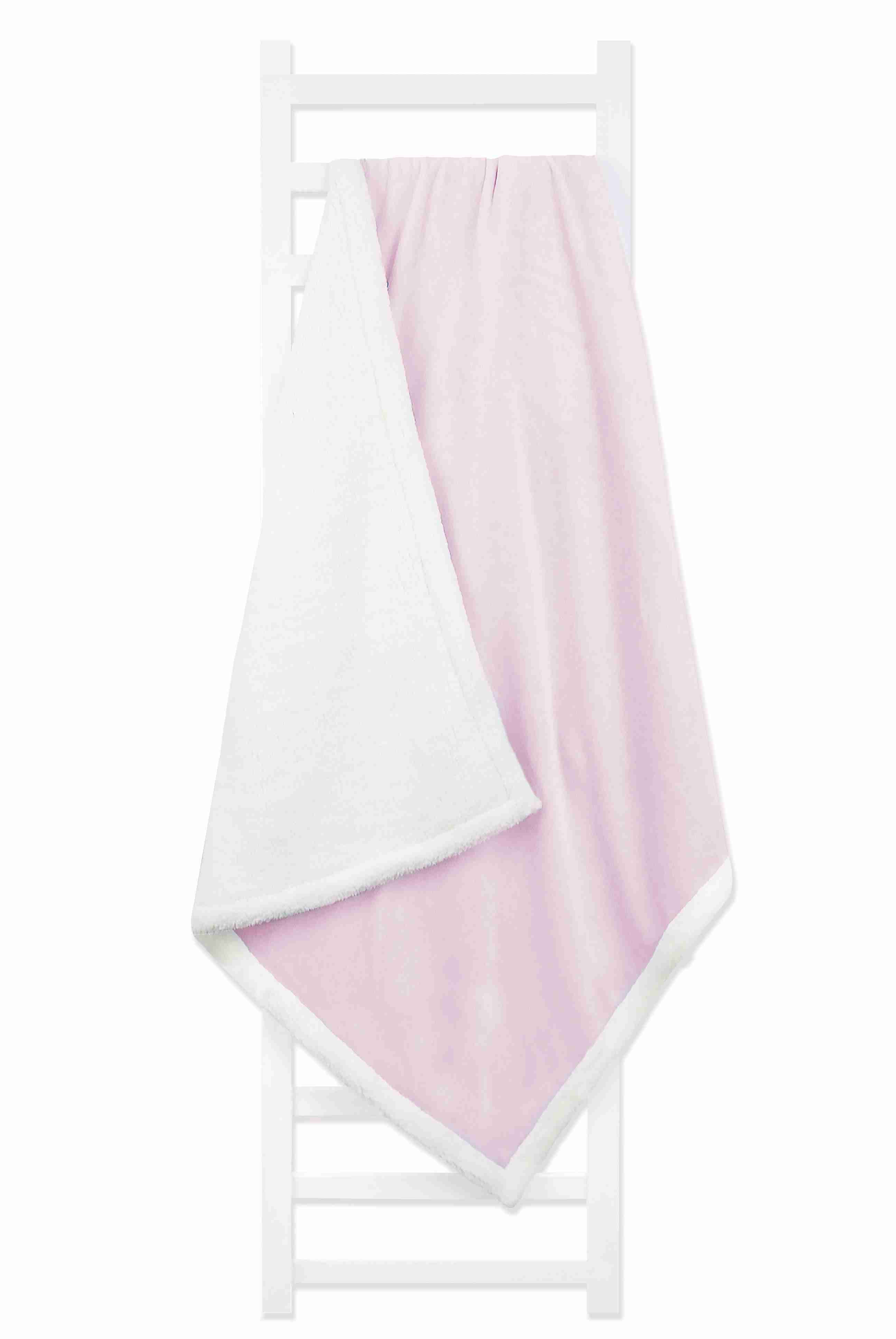 Abracadabra Chamois Blanket - Pink
