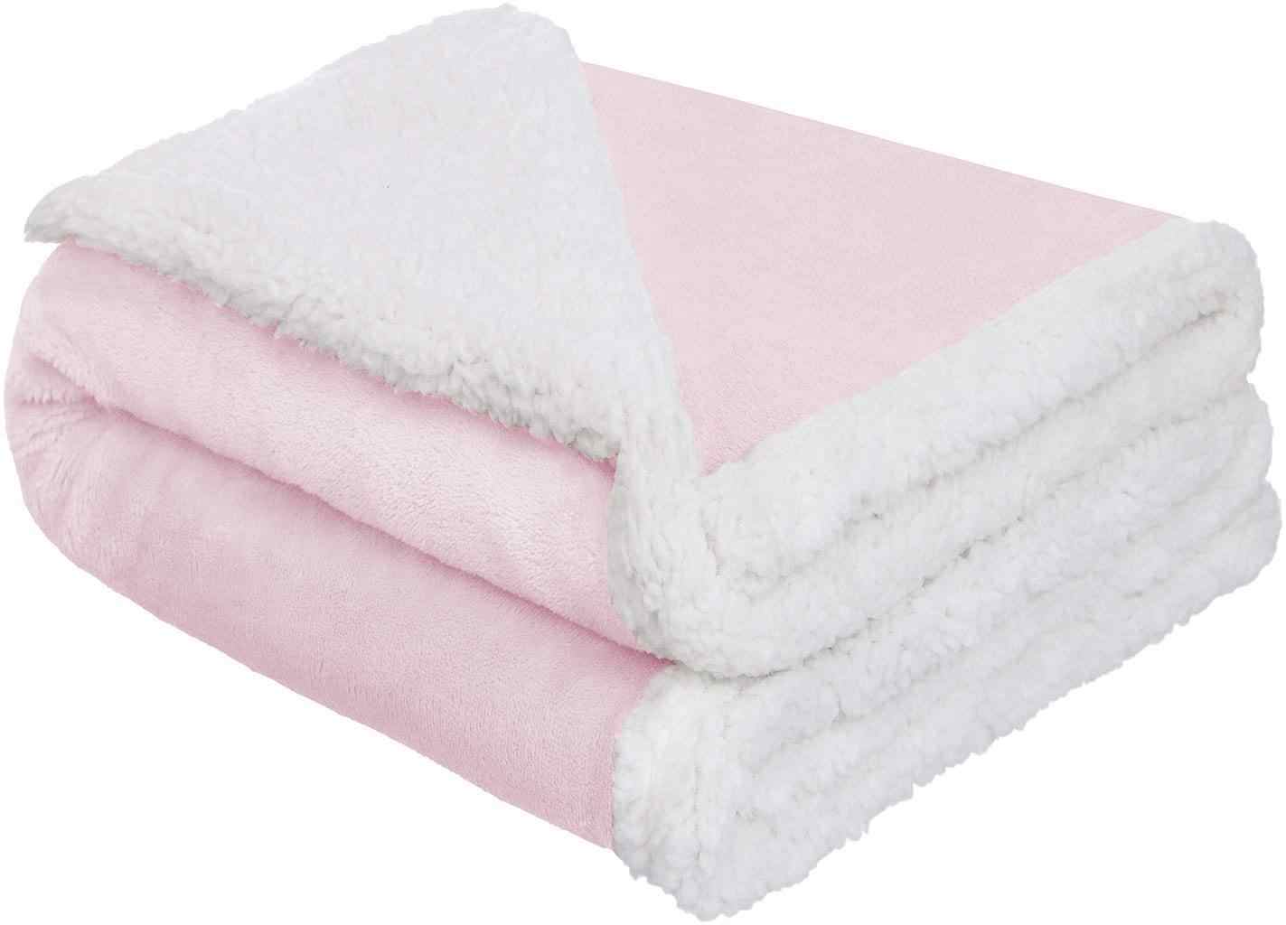 Abracadabra Chamois Blanket - Pink