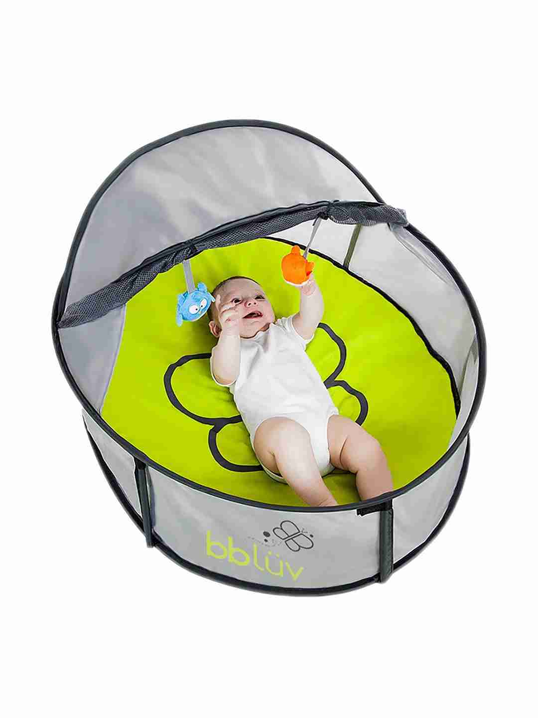 Bblüv Nido Mini Compact 2 in 1 Travel and Play Tent - Multicolor