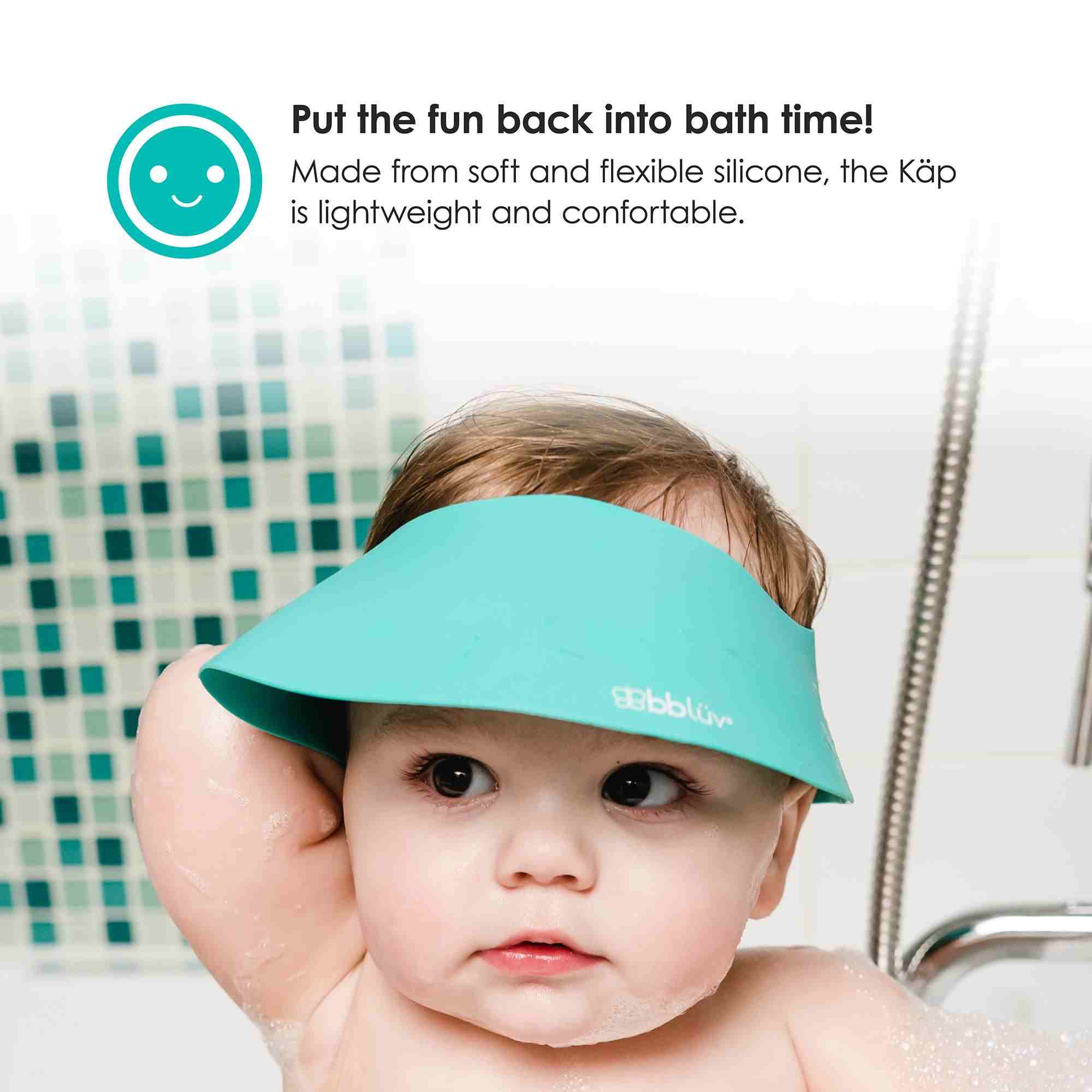 Bblüv Käp Silicone Shampoo Repellent Cap - Blue