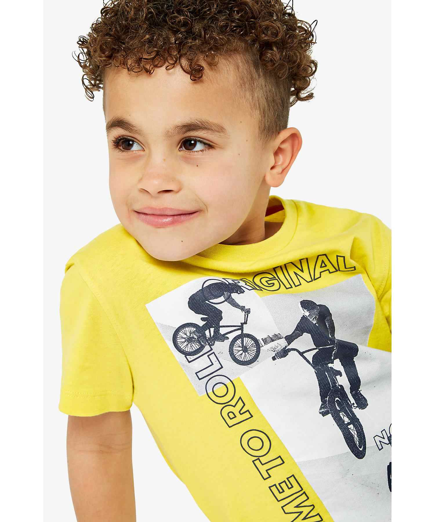 Mothercare Boys 100% Cotton Short Sleeves T-Shirt - Yellow