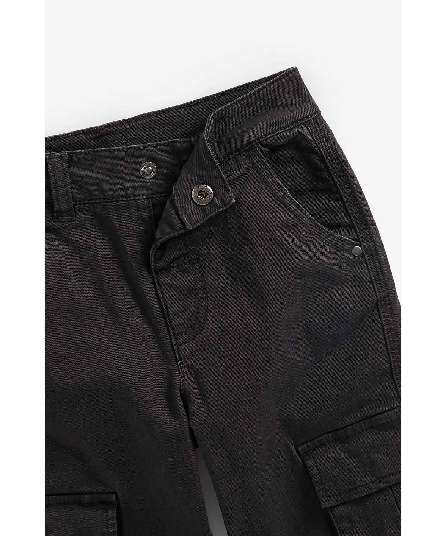 Mothercare Boys Elastic Waist Trousers - Navy