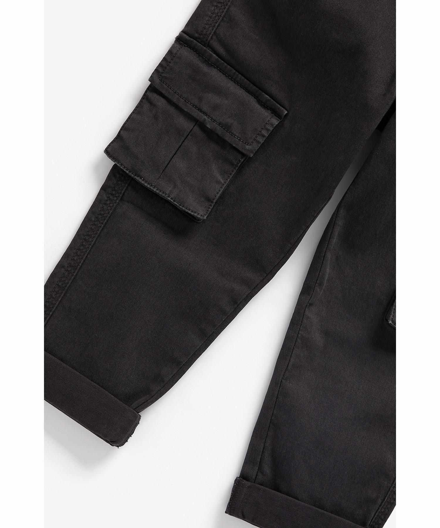Mothercare Boys Elastic Waist Trousers - Navy