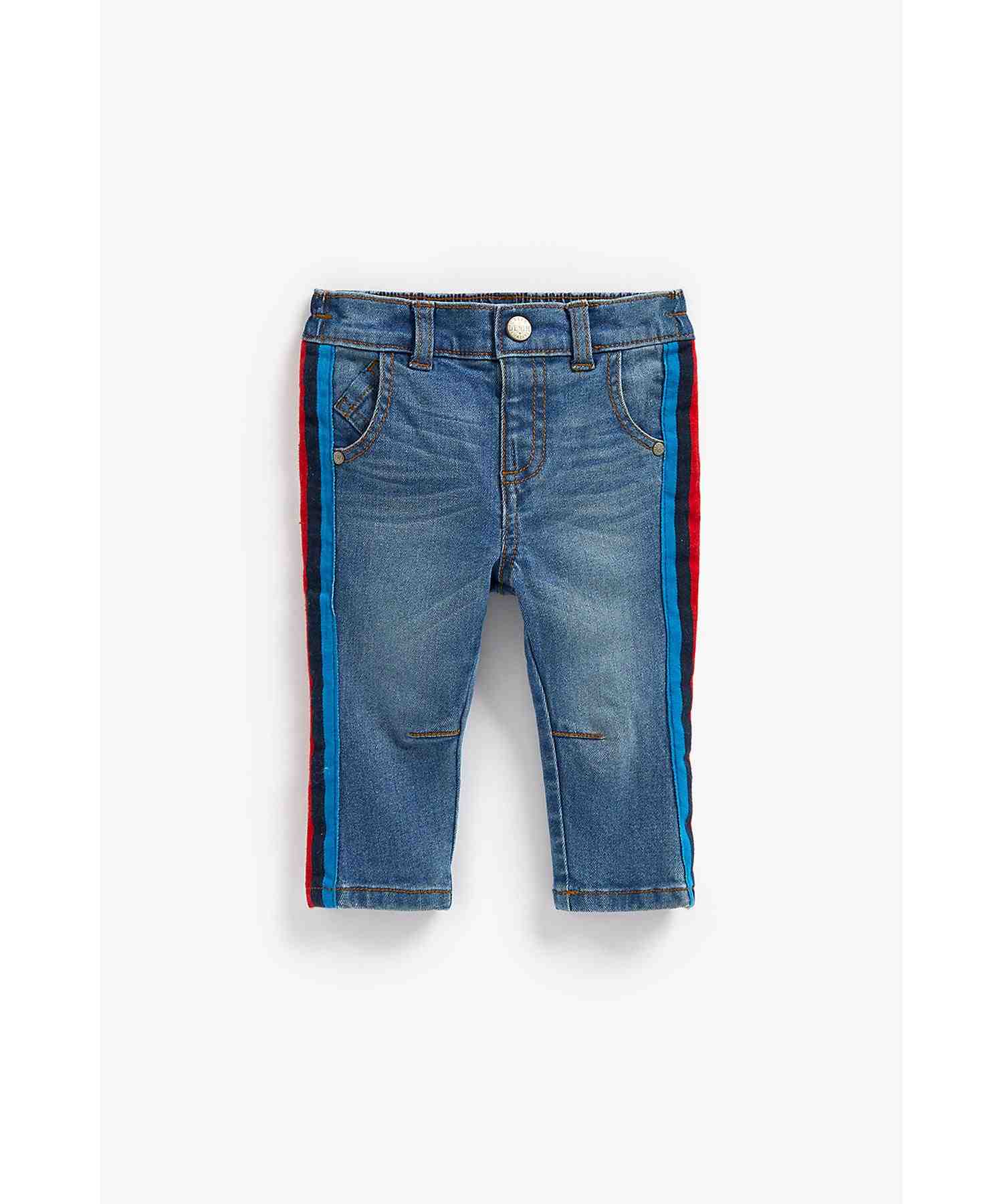 Mothercare Boys stripes Jeans - Blue