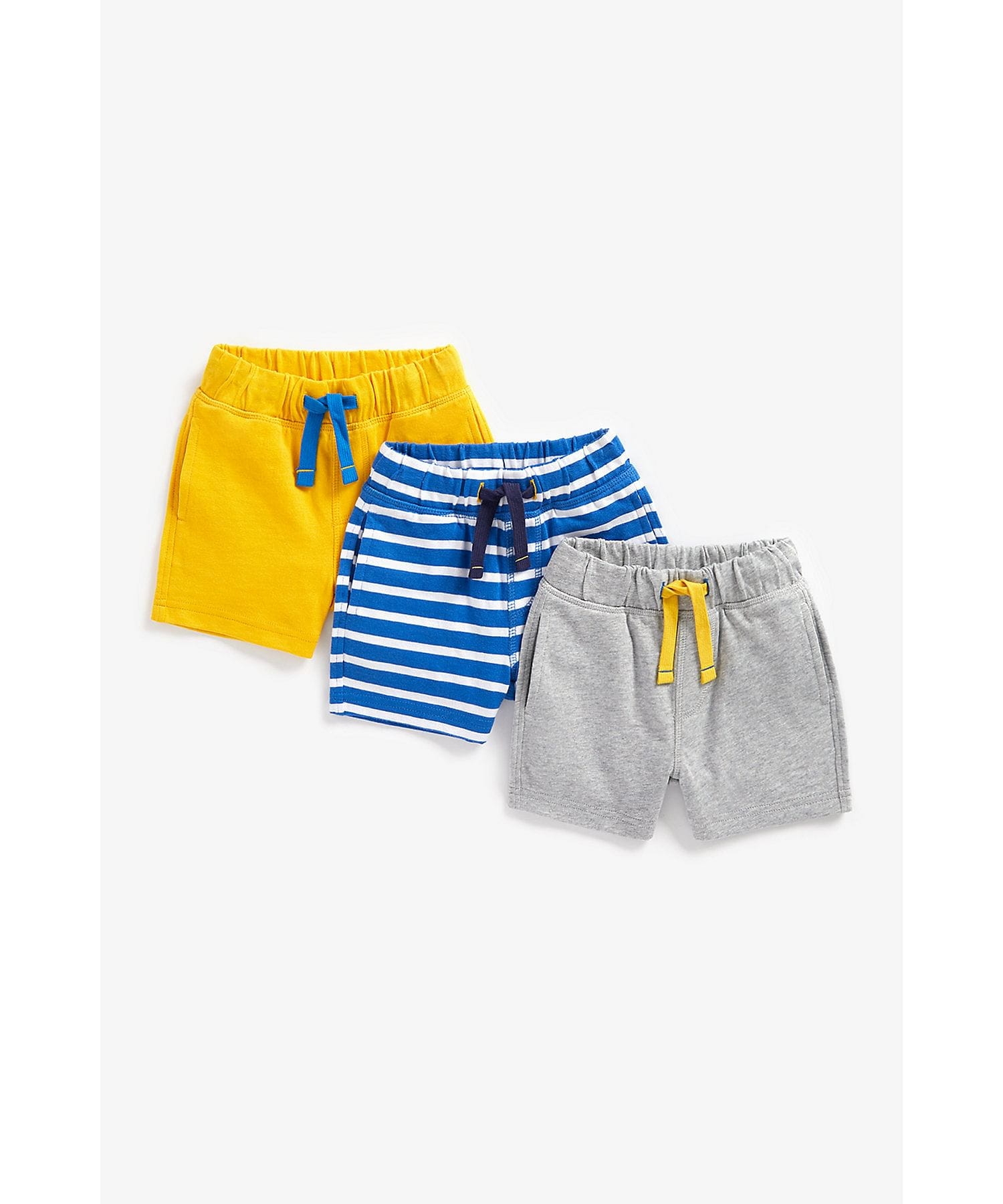 Mothercare | Boys Shorts -Pack of 3-Multicolor 0
