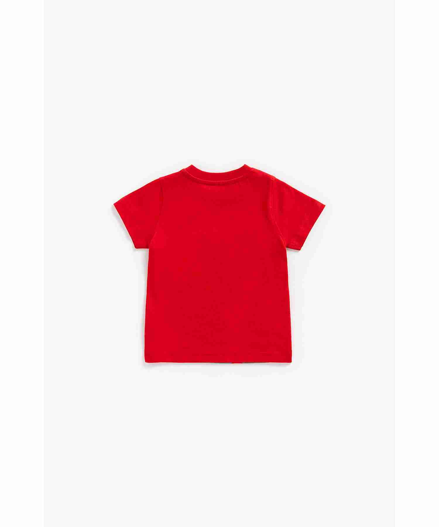 Mothercare Boys 100% Cotton Short Sleeves T-Shirt - Red