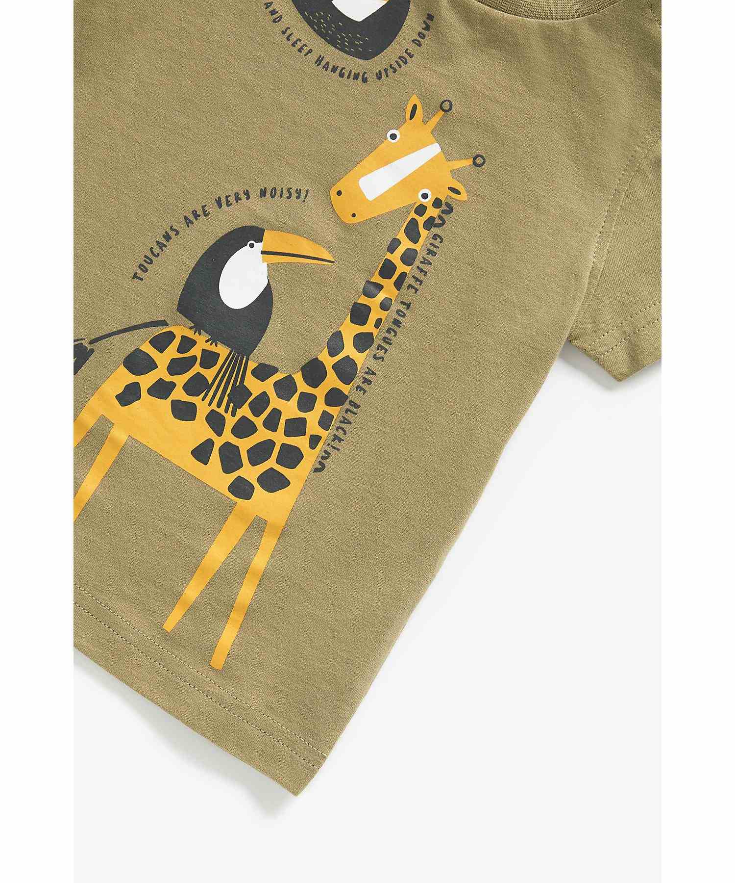 Mothercare Boys 100% Cotton Short Sleeves T-Shirt - Green