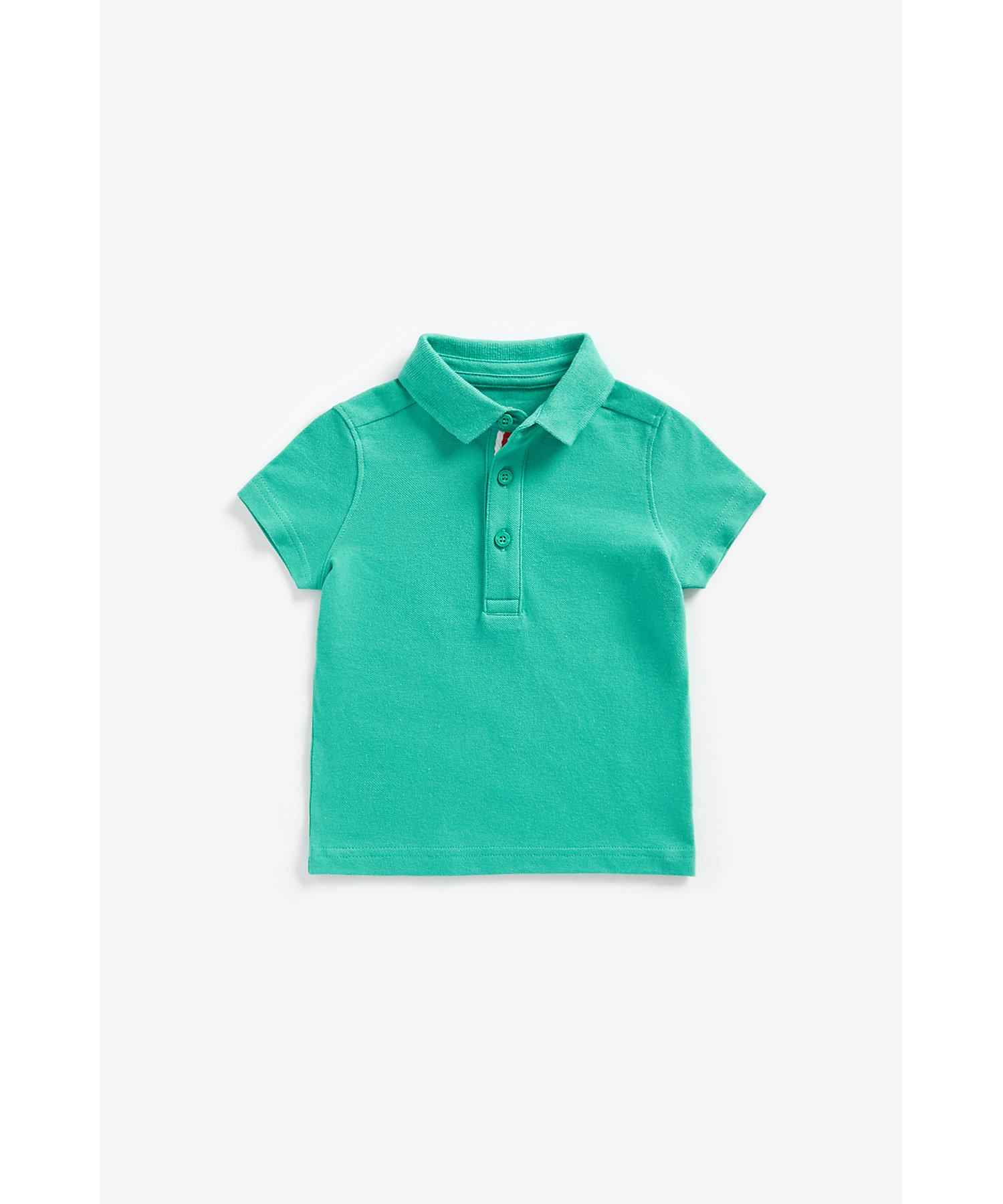 Mothercare Boys 100% Cotton Half Sleeves T-Shirt - Green