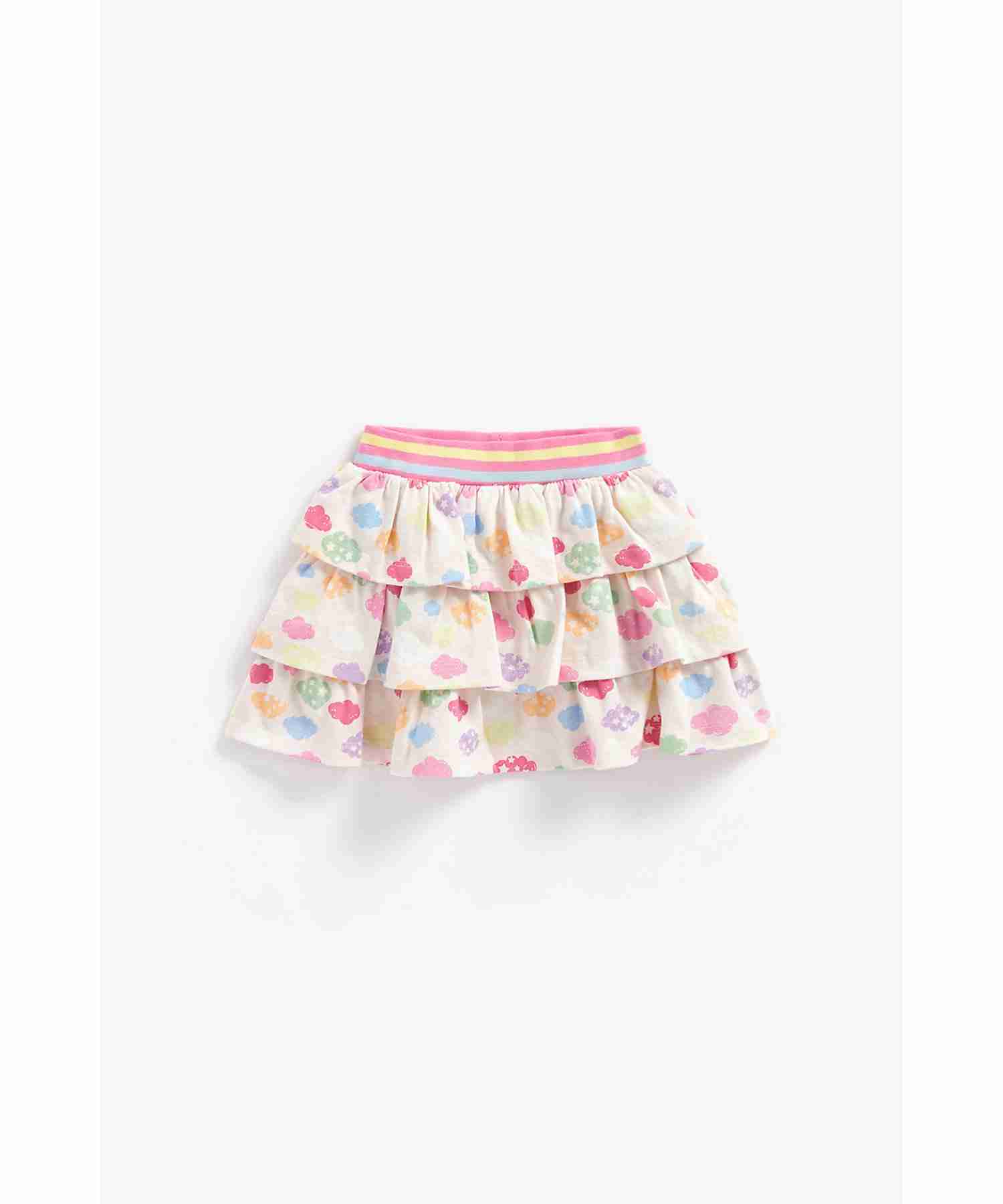 Mothercare Girls Elasticated Waistband Skirt - Multicolor