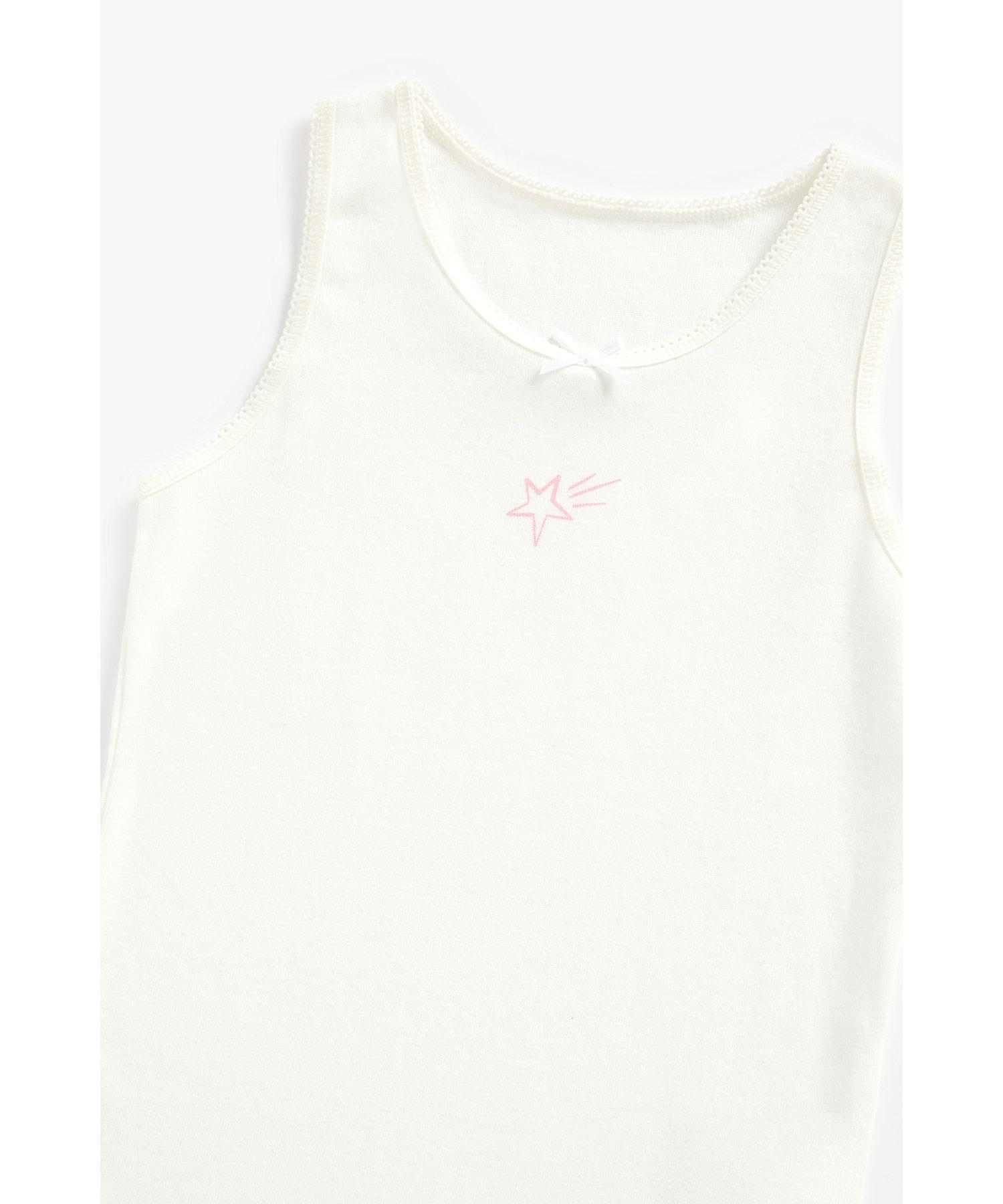 Mothercare Girls 100% Cotton Sleeveless Vest - Pack of 2 - Multicolor