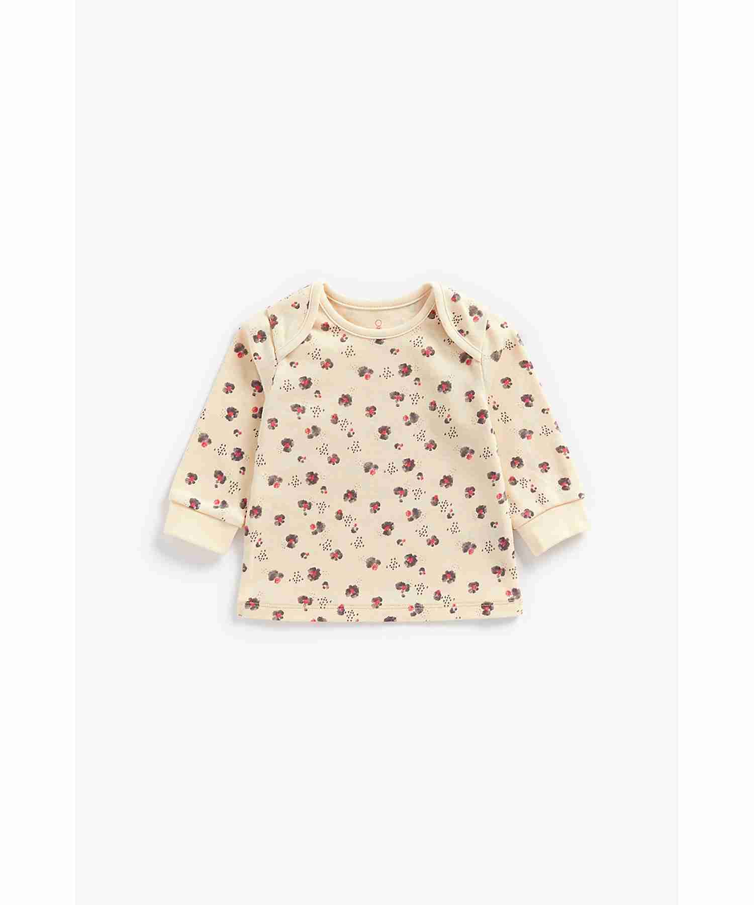 Mothercare Girls Full Sleeves Pyjamas Set - Pack of 2 - Multi