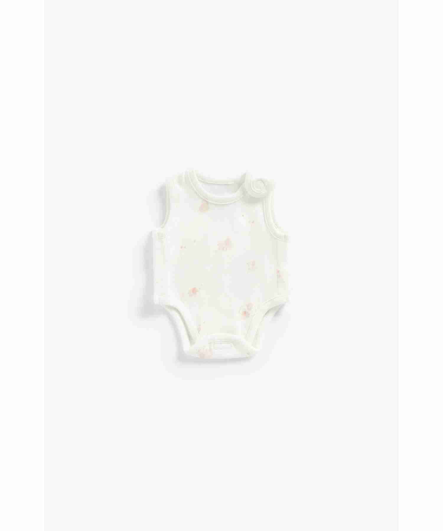 Mothercare Girls 100% Cotton Short Sleeves Sleepsuit - Pink