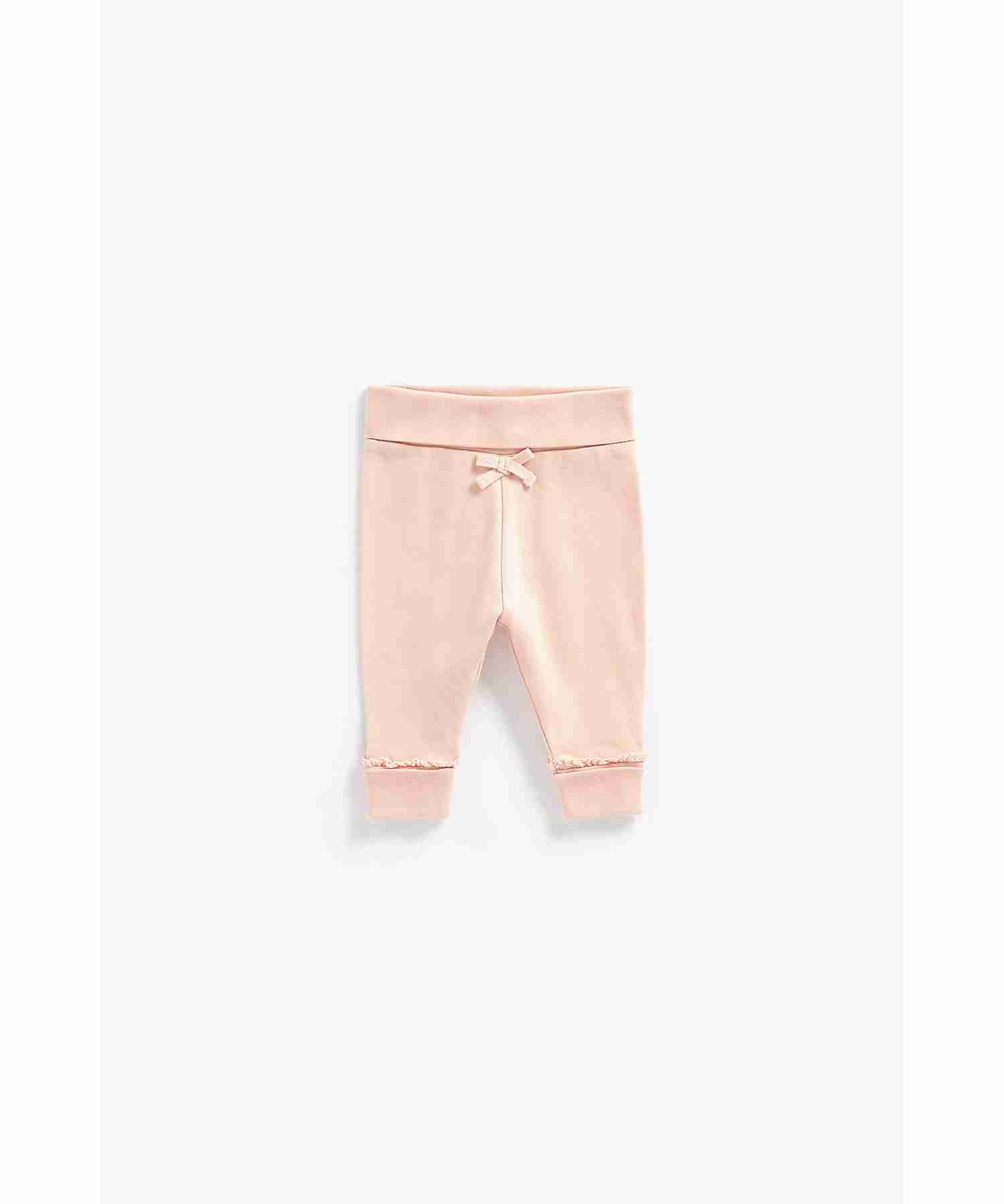 Mothercare Girls roll - up Waistband Leggings - Pack of 2 - Multicolor