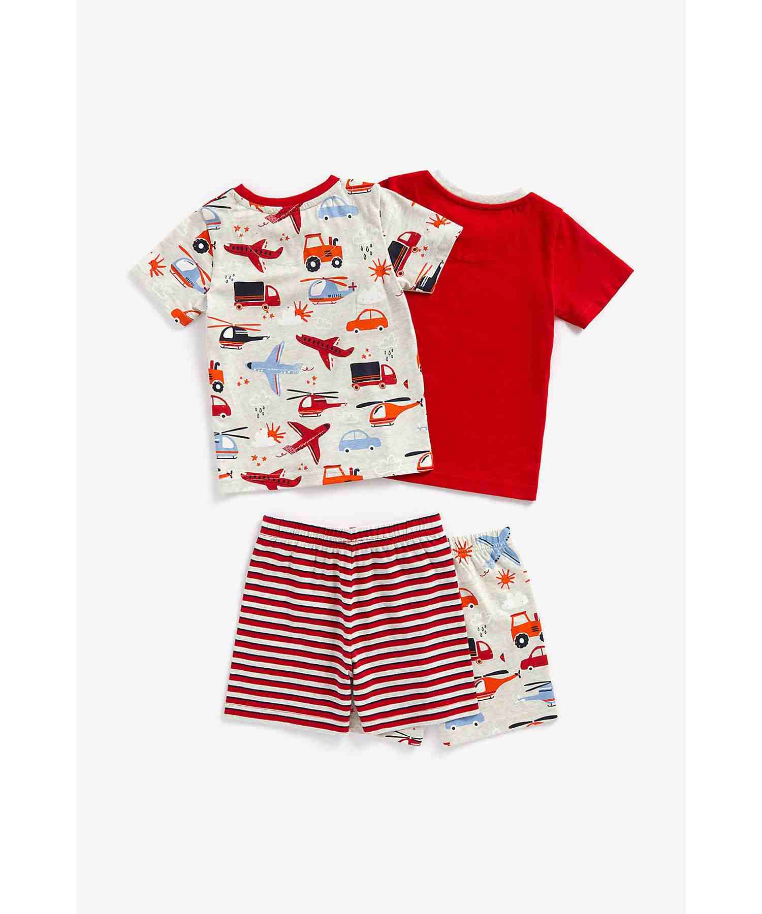 Mothercare Boys 100% Cotton Short Sleeves Shorts and T-Shirt - Multicolor