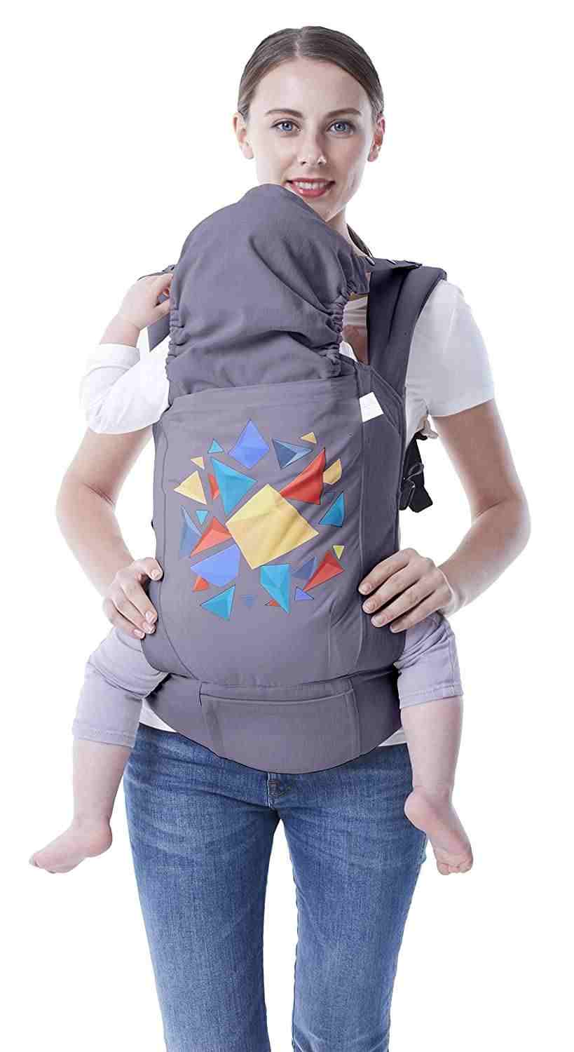 R for Rabbit Hug Me Elite Baby Carriers Dark - Grey