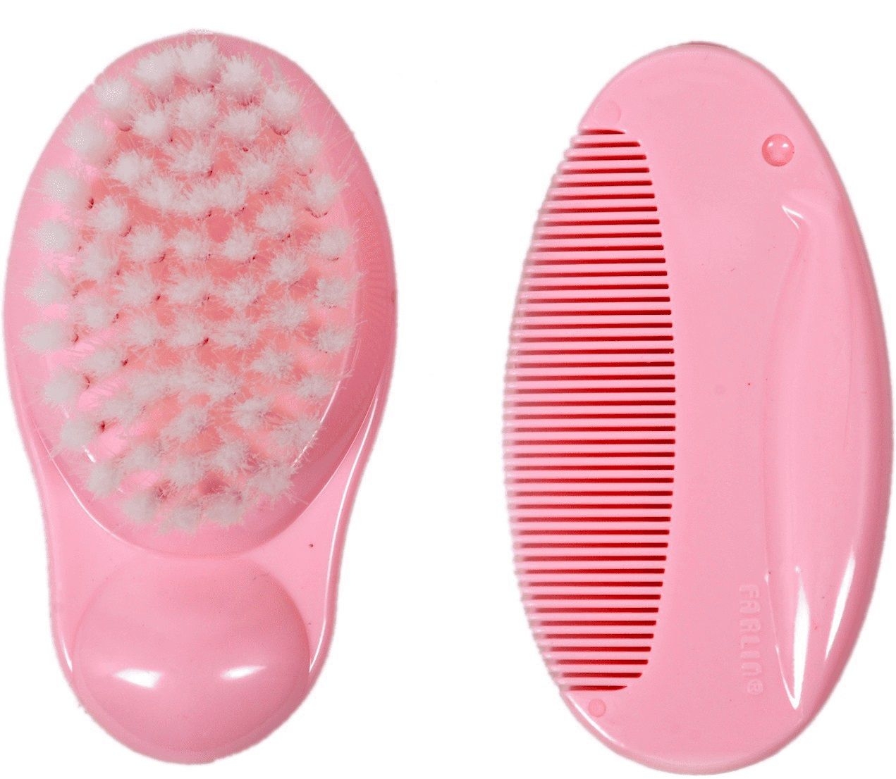 Mothercare | Farlin Comb & Brush Grooming Set Pink 0