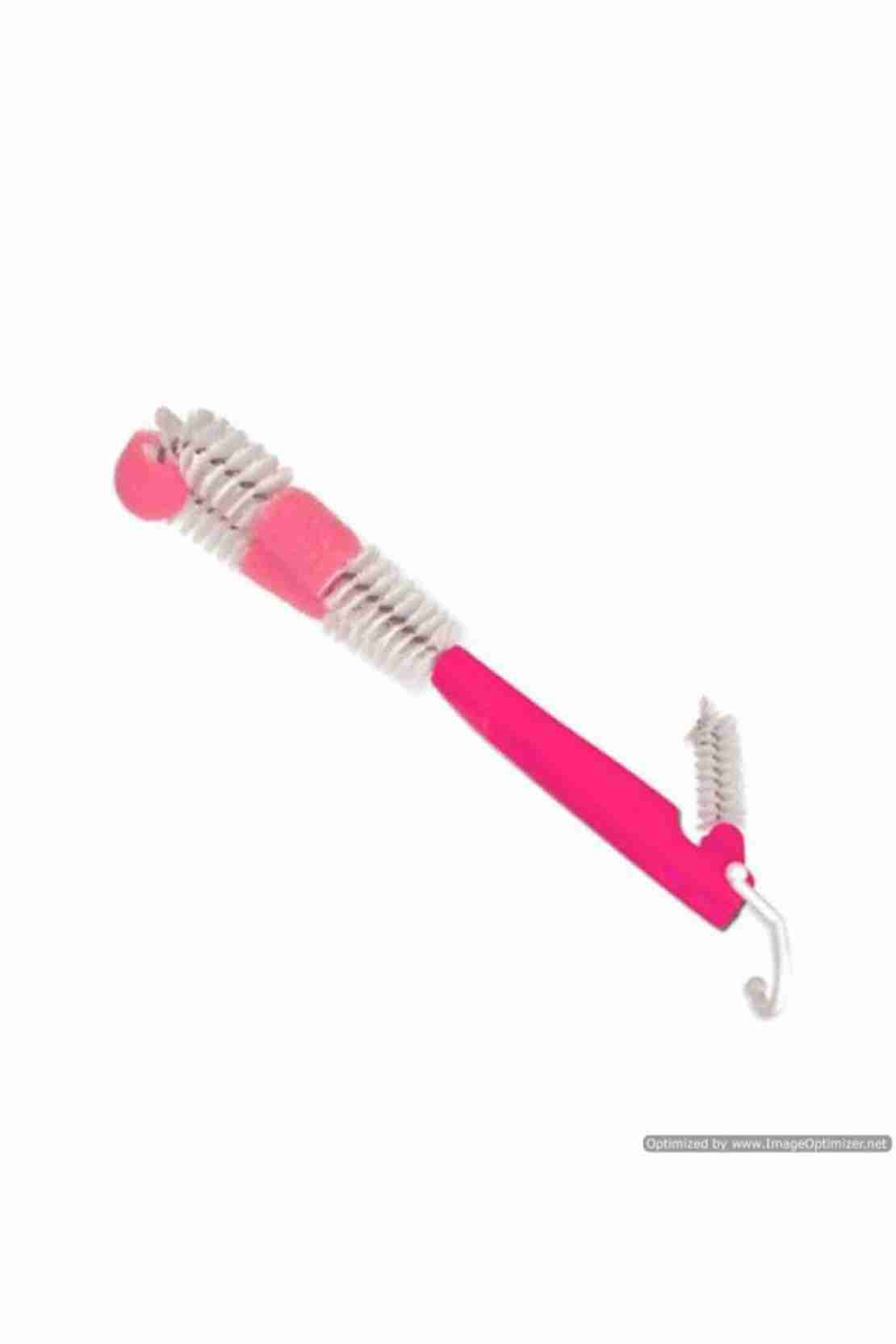 Farlin Bottle and Nipple Cleaning Brush - Pink