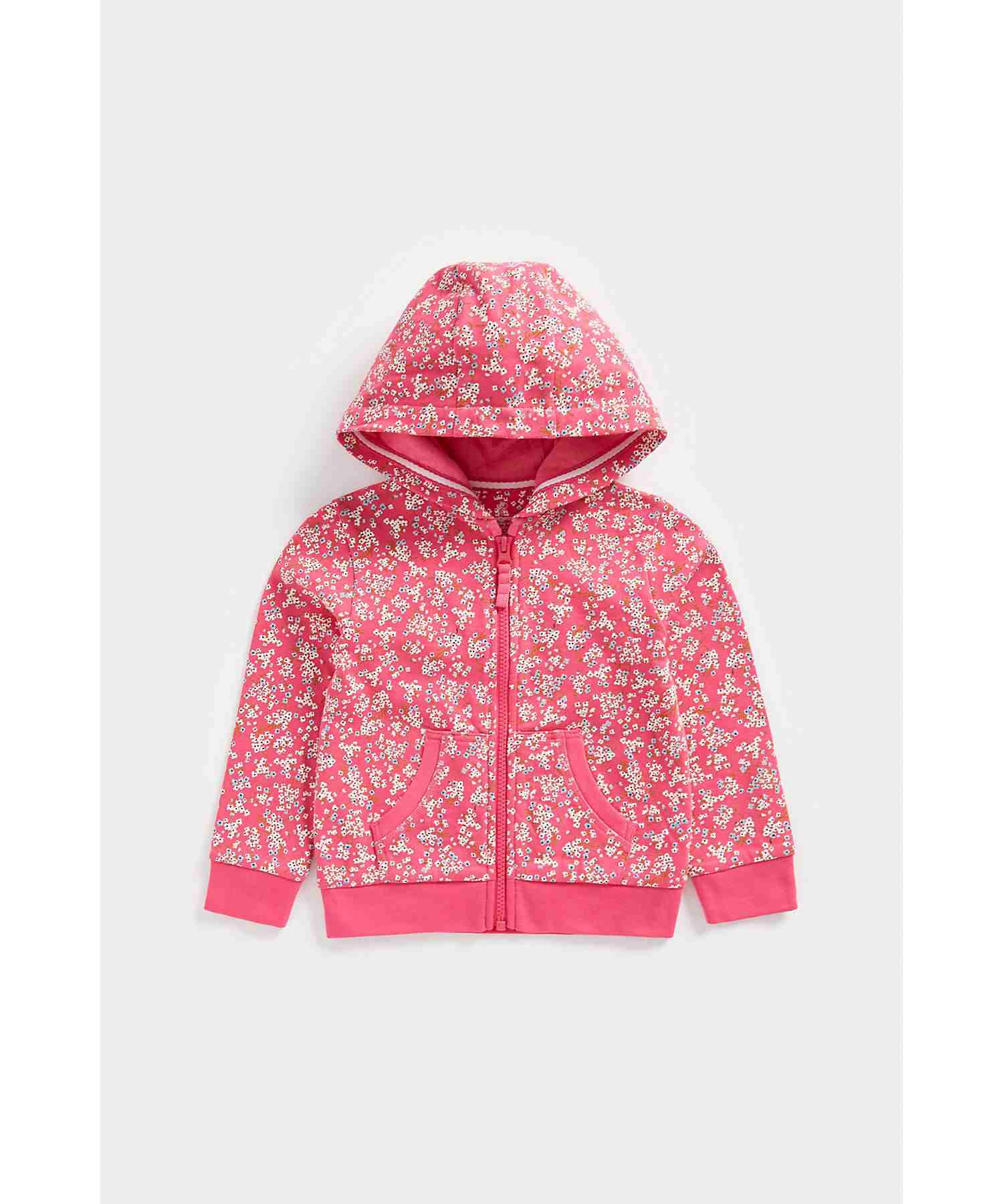Mothercare Girls Brushed Cotton Jersey Fabric Sweatshirt - Multicolor
