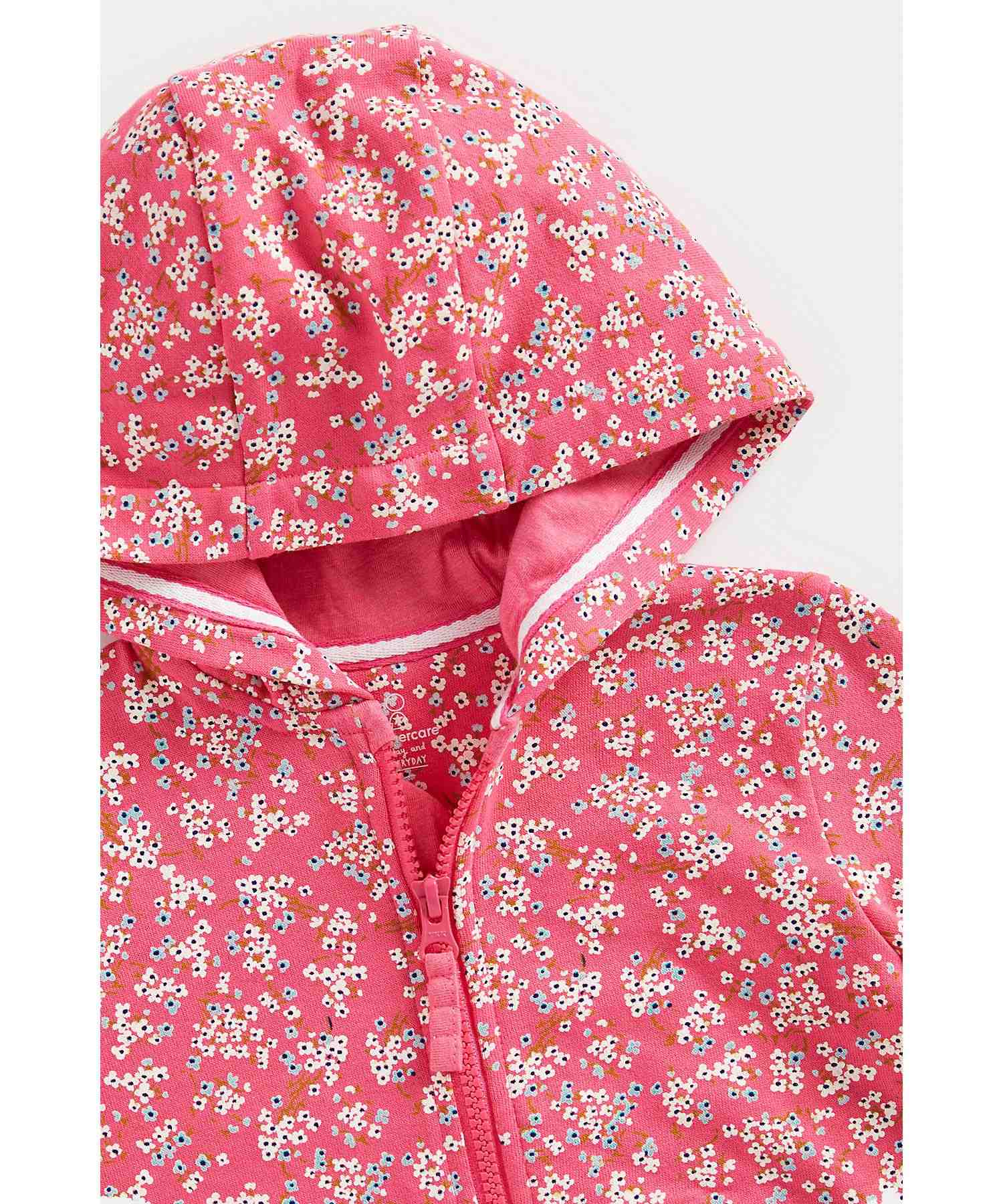 Mothercare Girls Brushed Cotton Jersey Fabric Sweatshirt - Multicolor