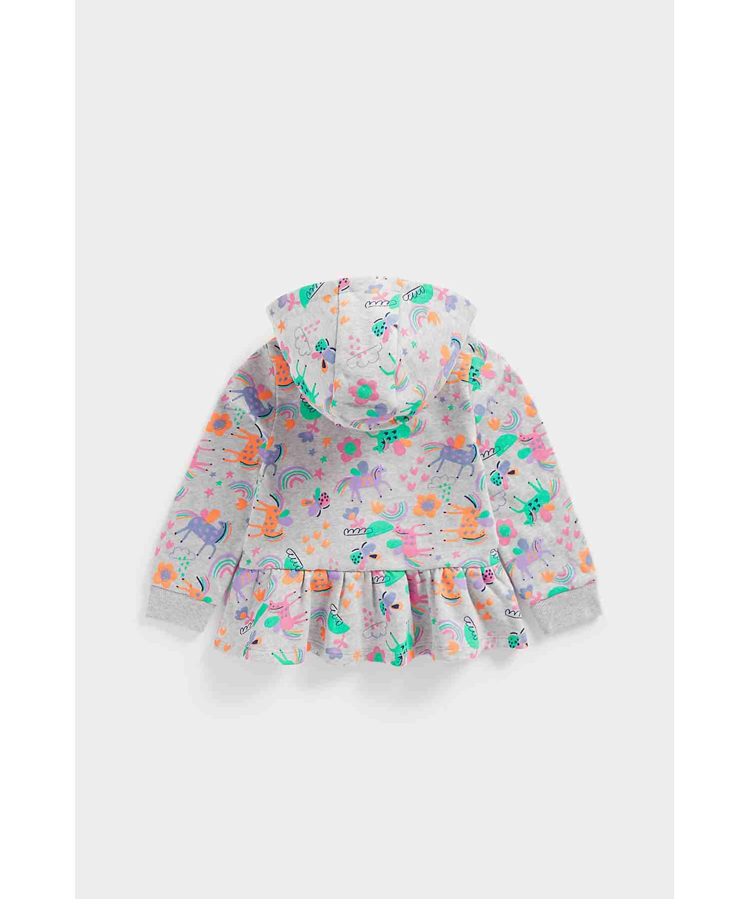 Mothercare Girls Brushed Cotton Jersey Fabric Dress - Multicolor