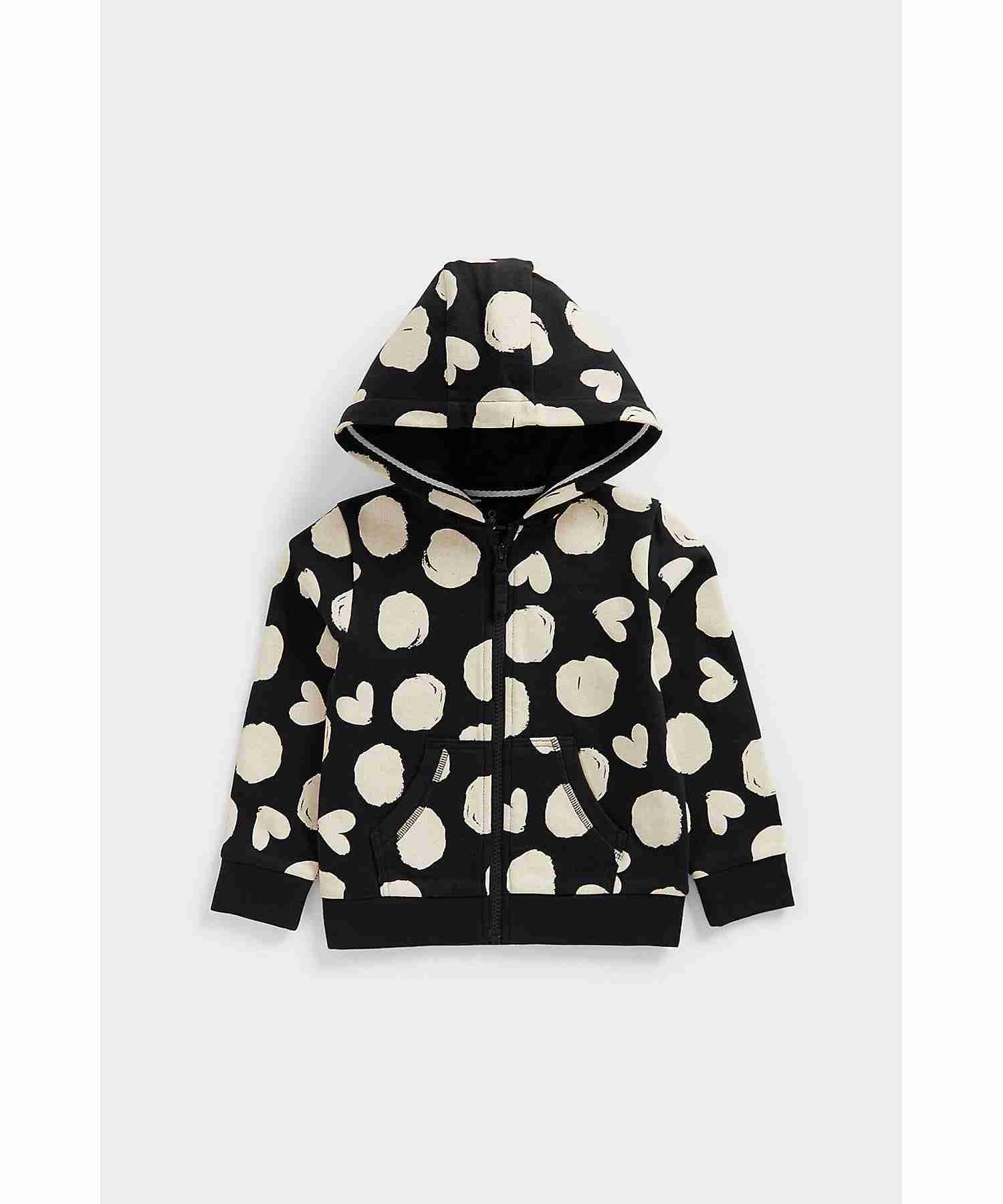 Mothercare | Girls Full Sleeves Sweatshirts -Black 0