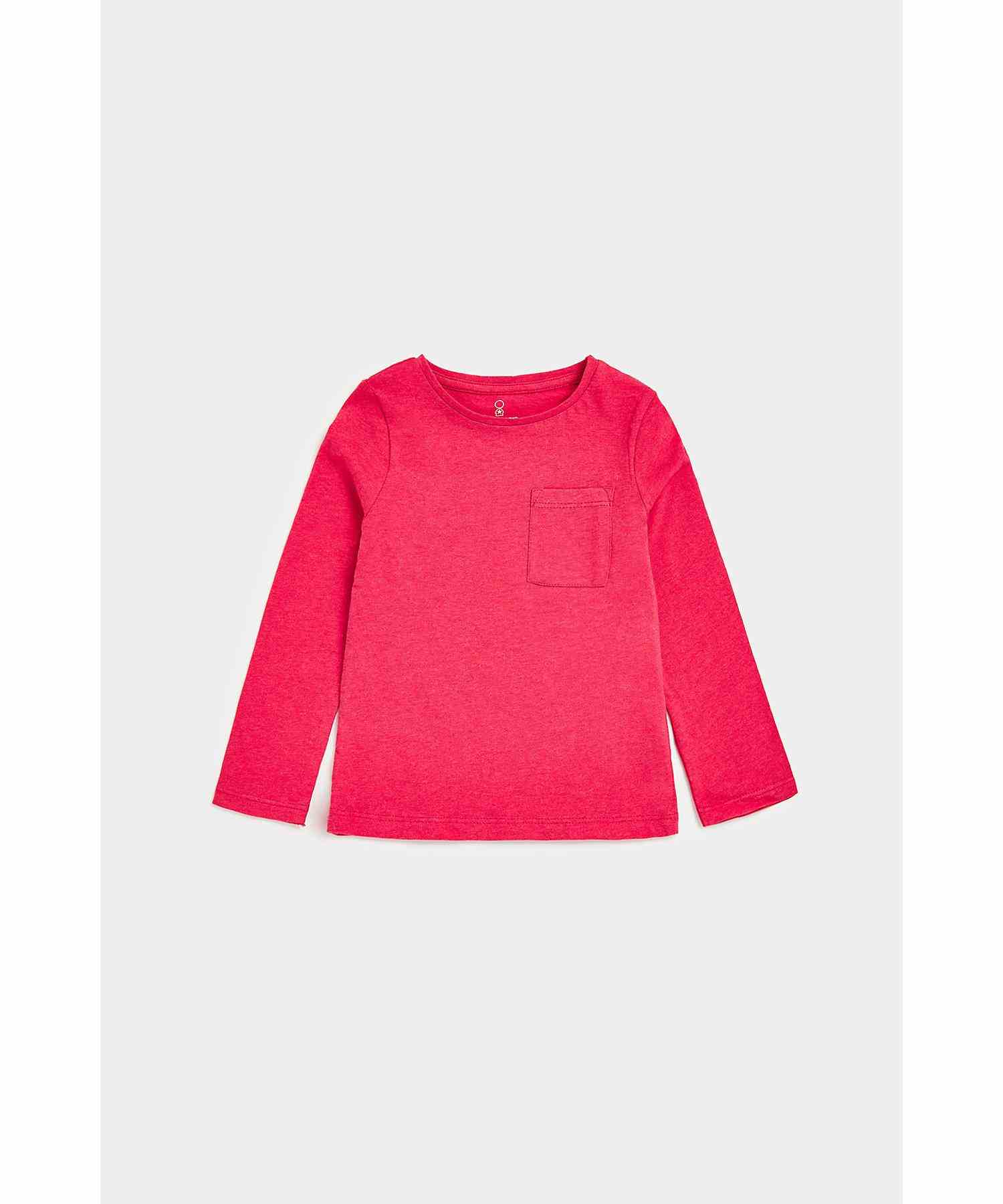 Mothercare Girls Long Sleeves T-Shirt - Pack of 3 - Multicolor
