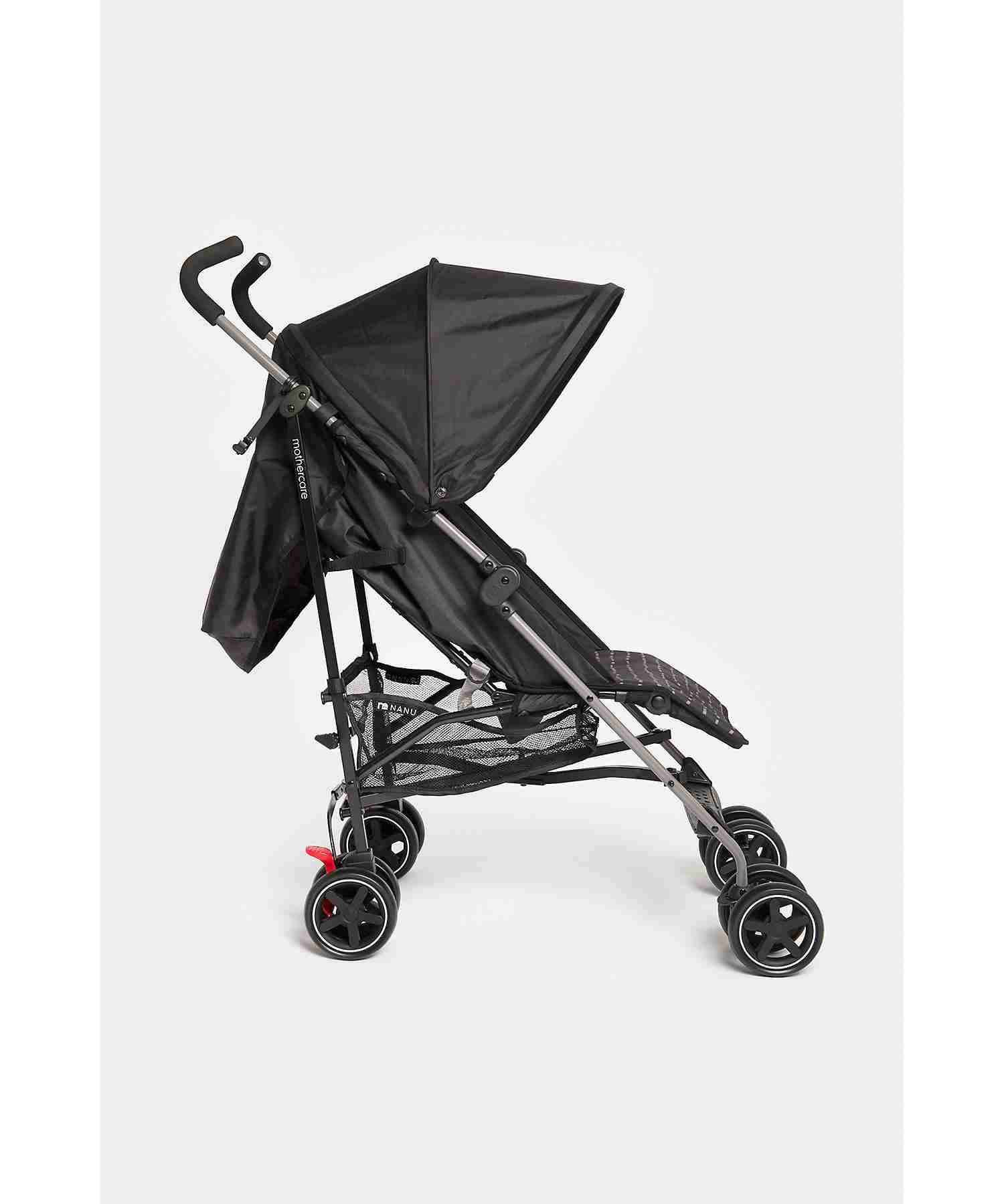 Mothercare Unisex Adjustable Baby Stroller - Black