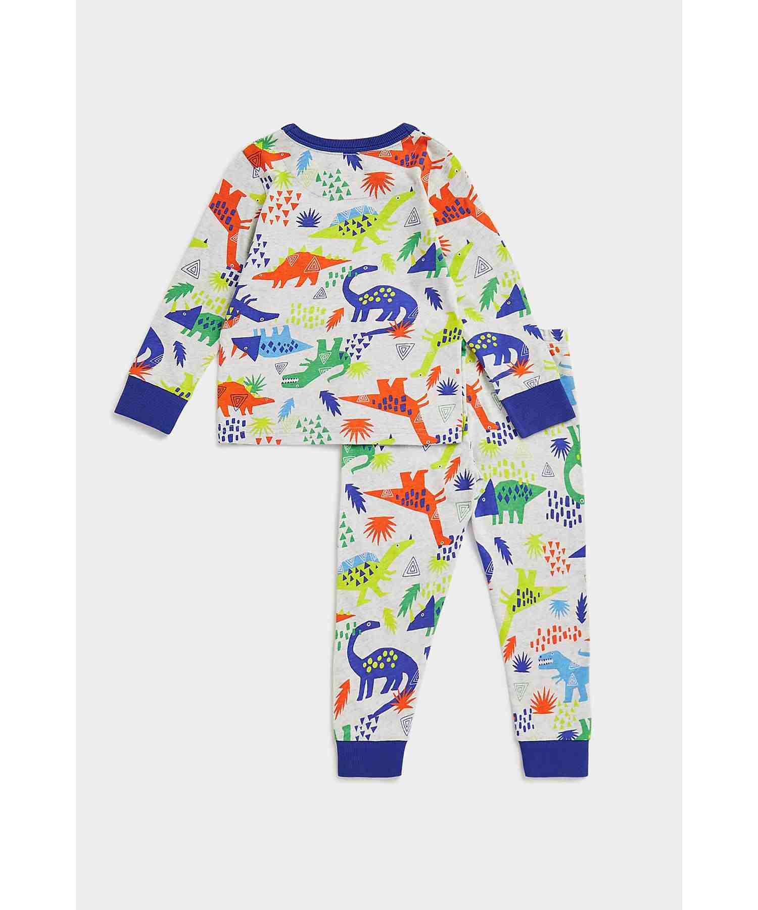 Mothercare Boys Natural, Breathable Cotton Jersey Pyjama- Multicolor