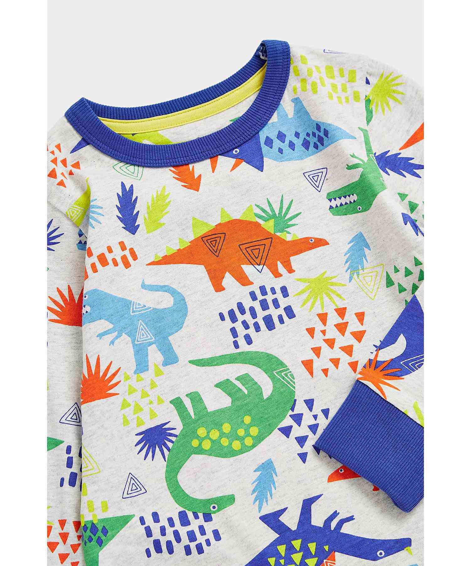 Mothercare Boys Natural, Breathable Cotton Jersey Pyjama- Multicolor