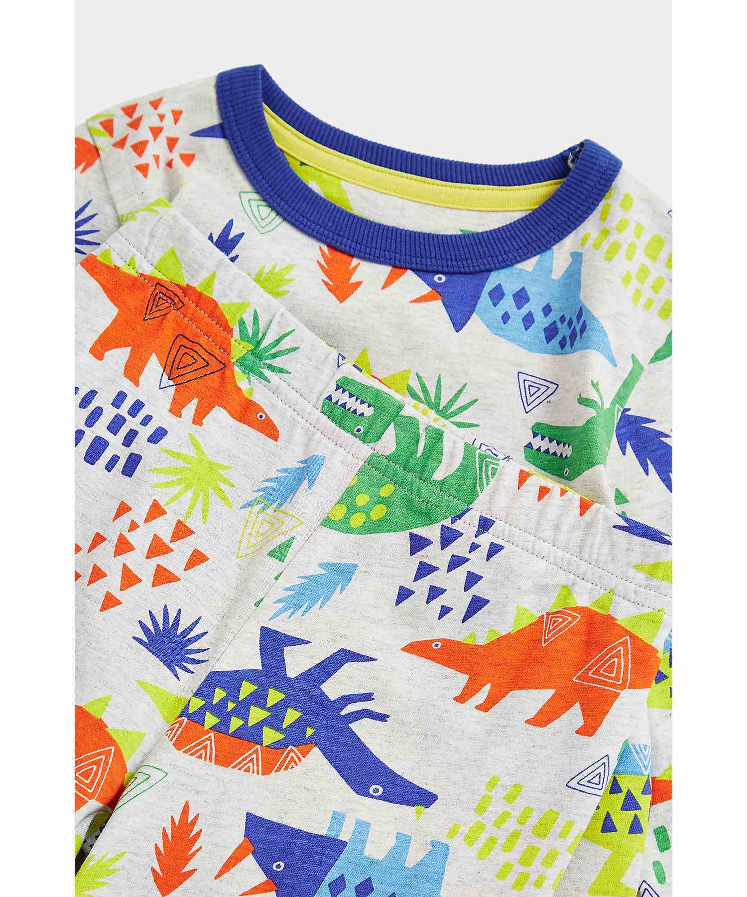 Mothercare Boys Natural, Breathable Cotton Jersey Pyjama- Multicolor