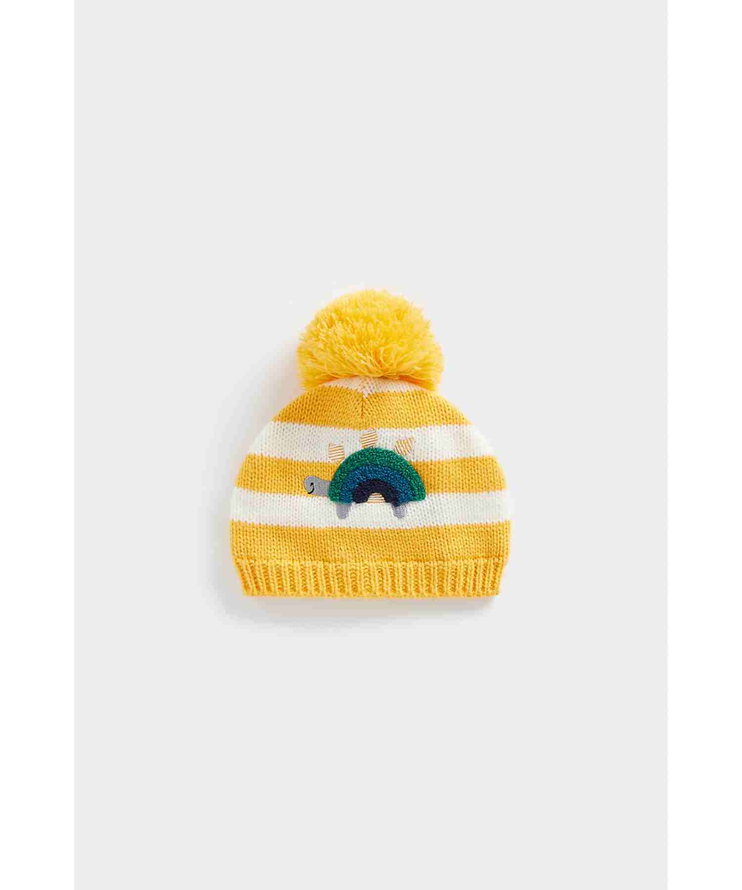 Mothercare Boys Cotton Lined Beanie- Multicolor