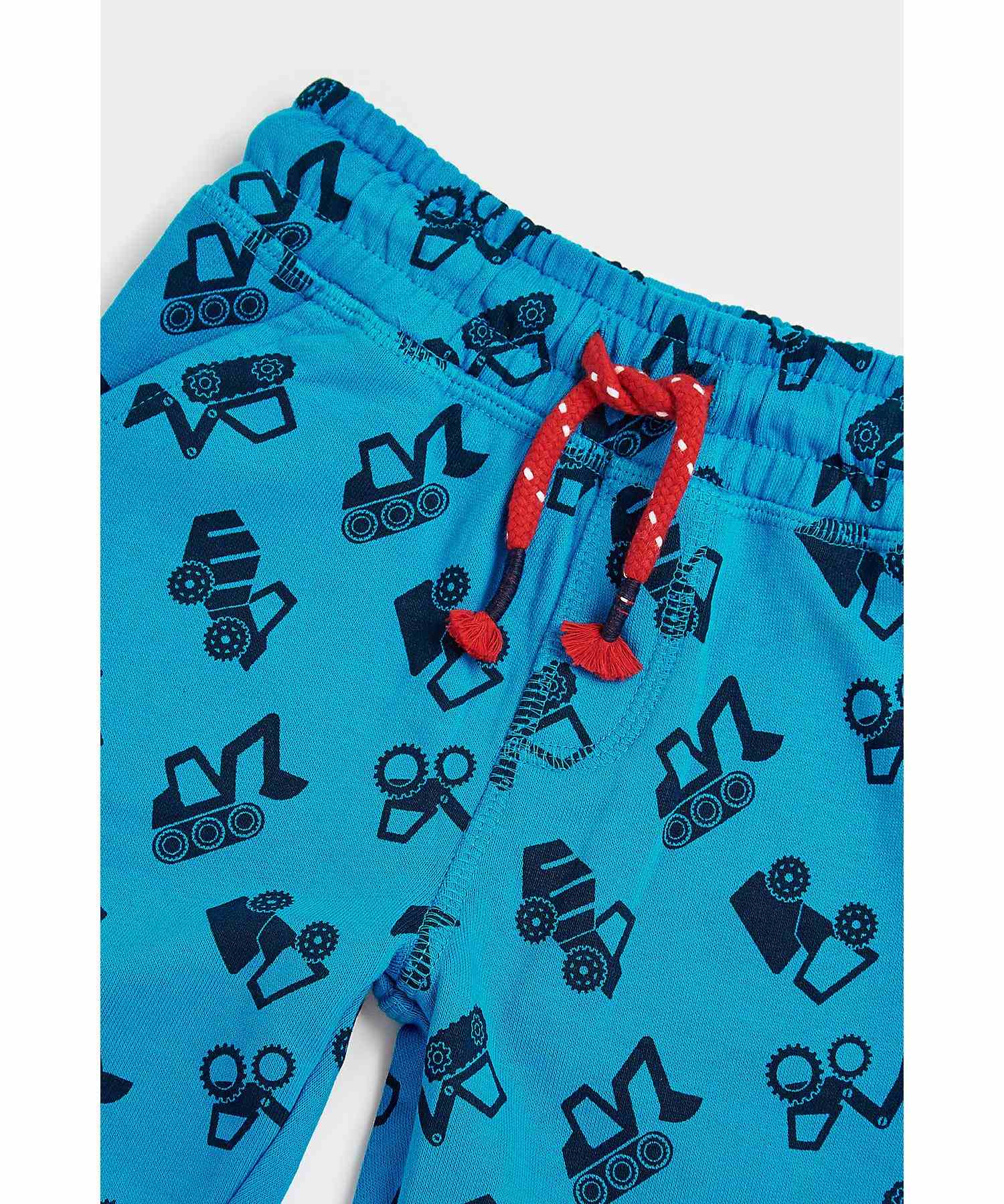 Mothercare Boys Loop - Back Cotton Joggers - Pack of 2 - Multicolor