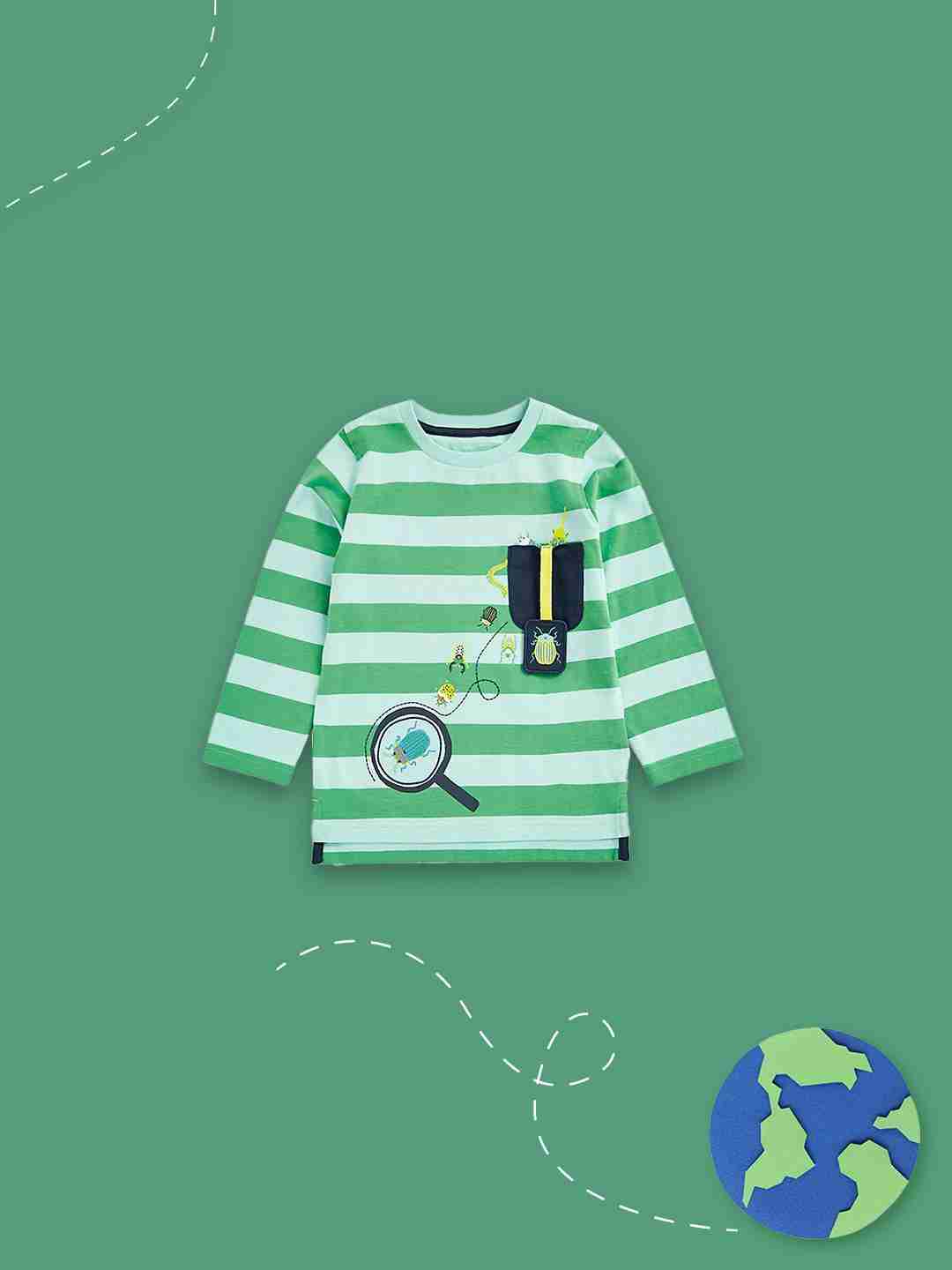 Mothercare Boys 100% Cotton Printed T-Shirt - Blue