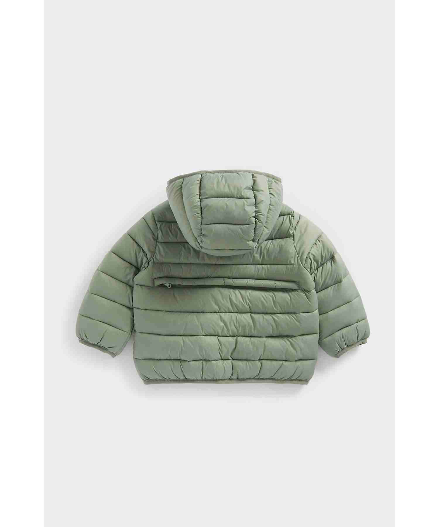 Mothercare Boys Quilted and Wadded Jackets - Green