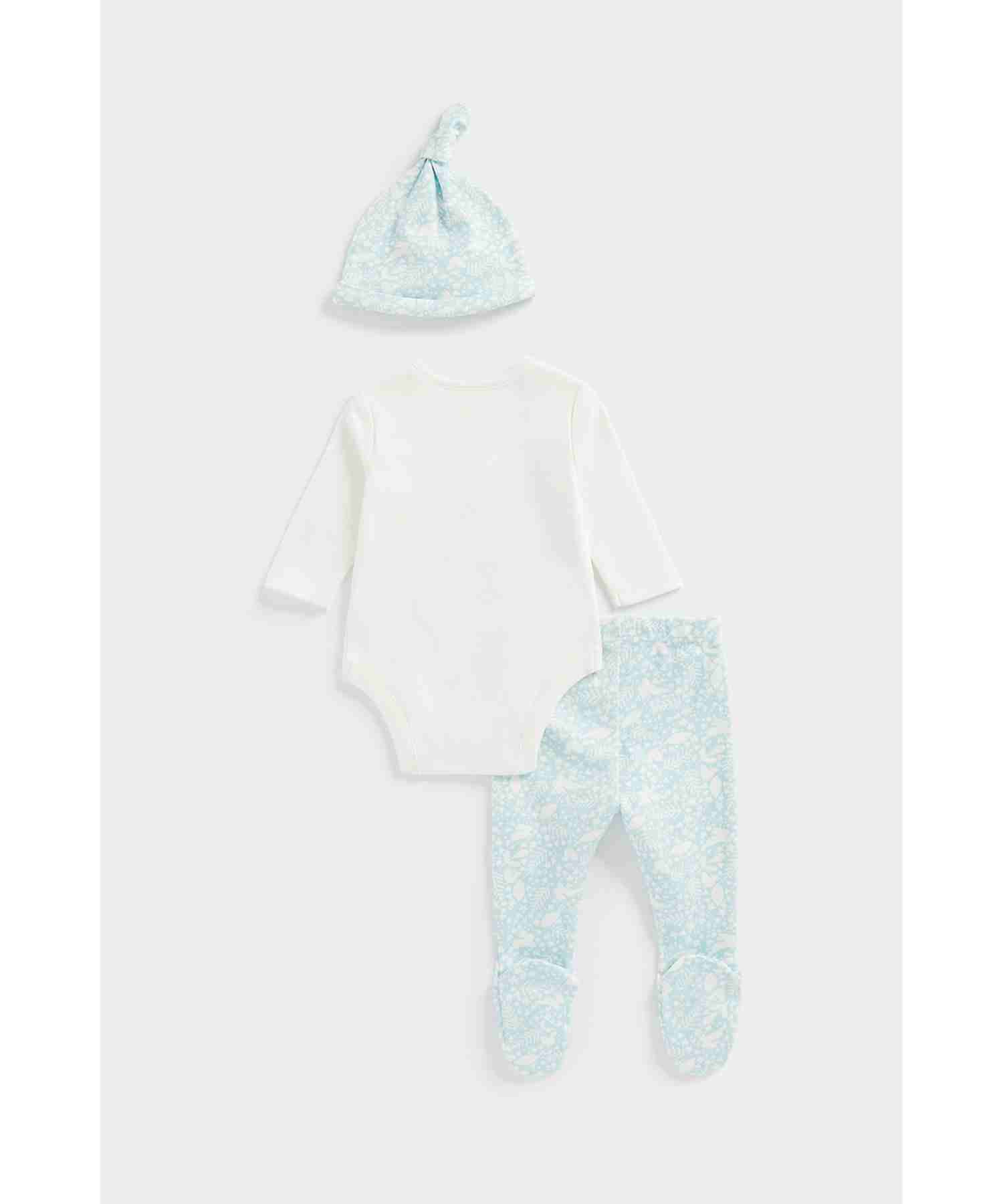 Mothercare Girls 100% Cotton Self Design Gift Set - Multicolor