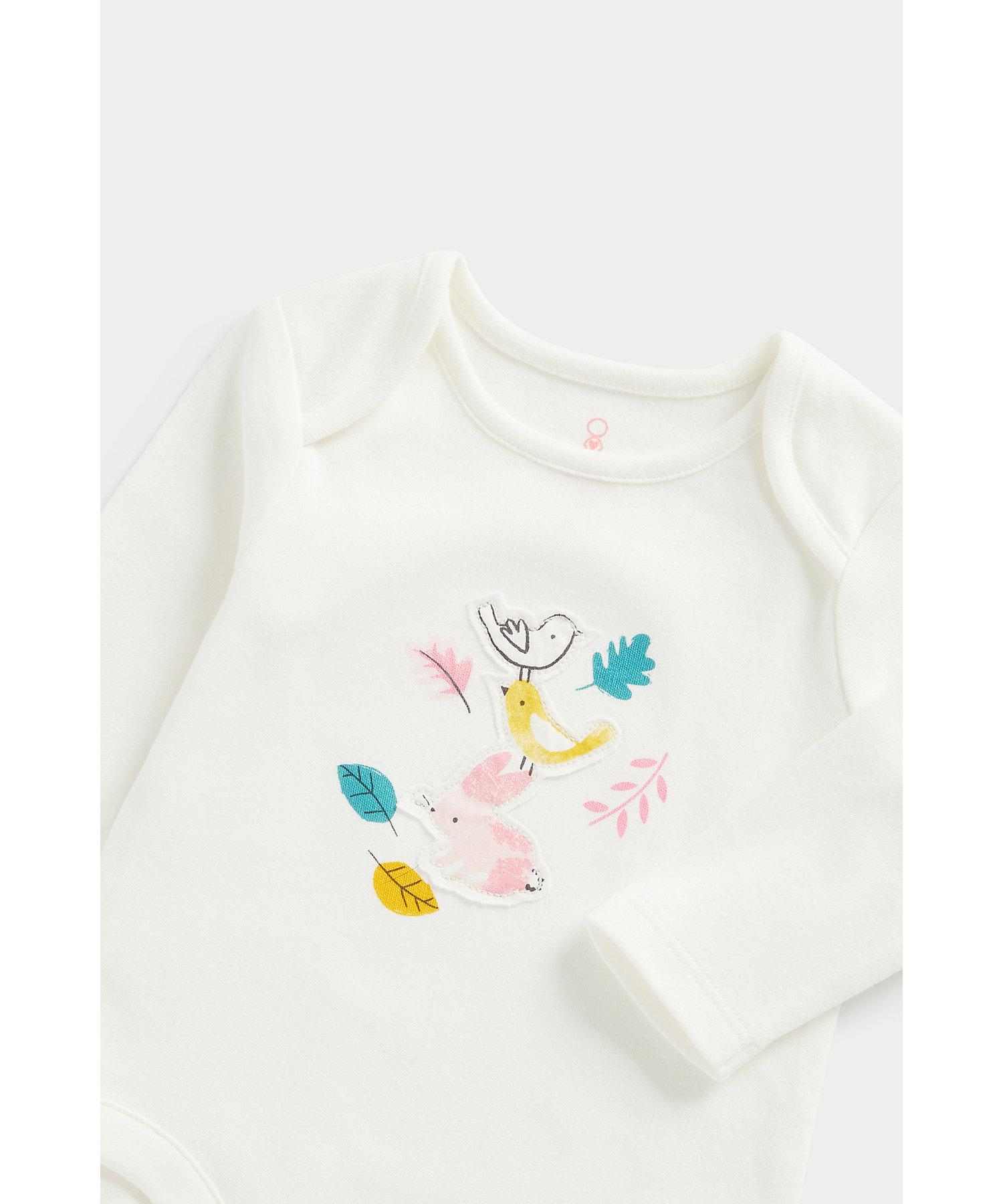 Mothercare Girls 100% Cotton Self Design Gift Set - Multicolor