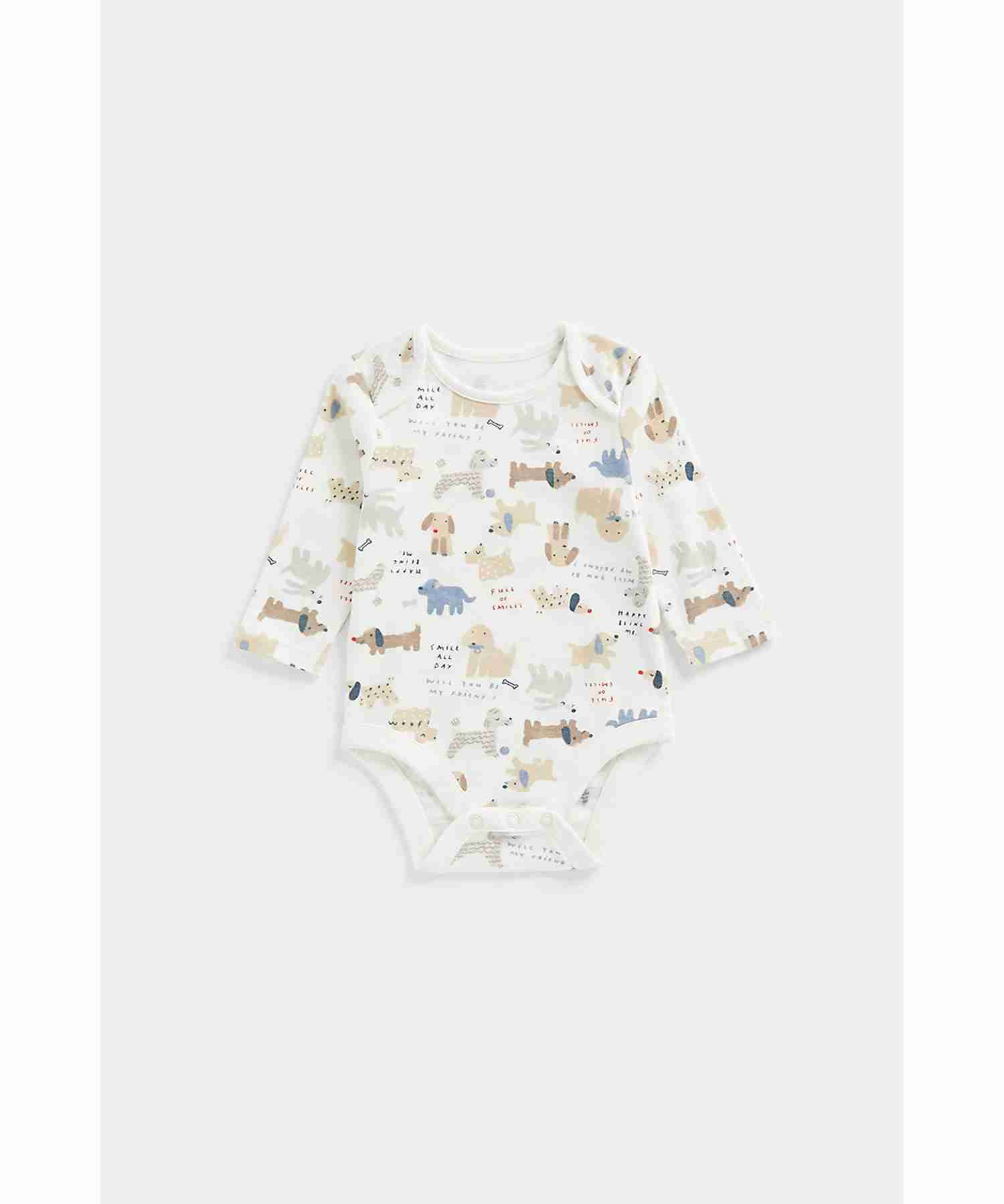 Mothercare Unisex Printed Bodysuit - Pack of 5 - Multicolor