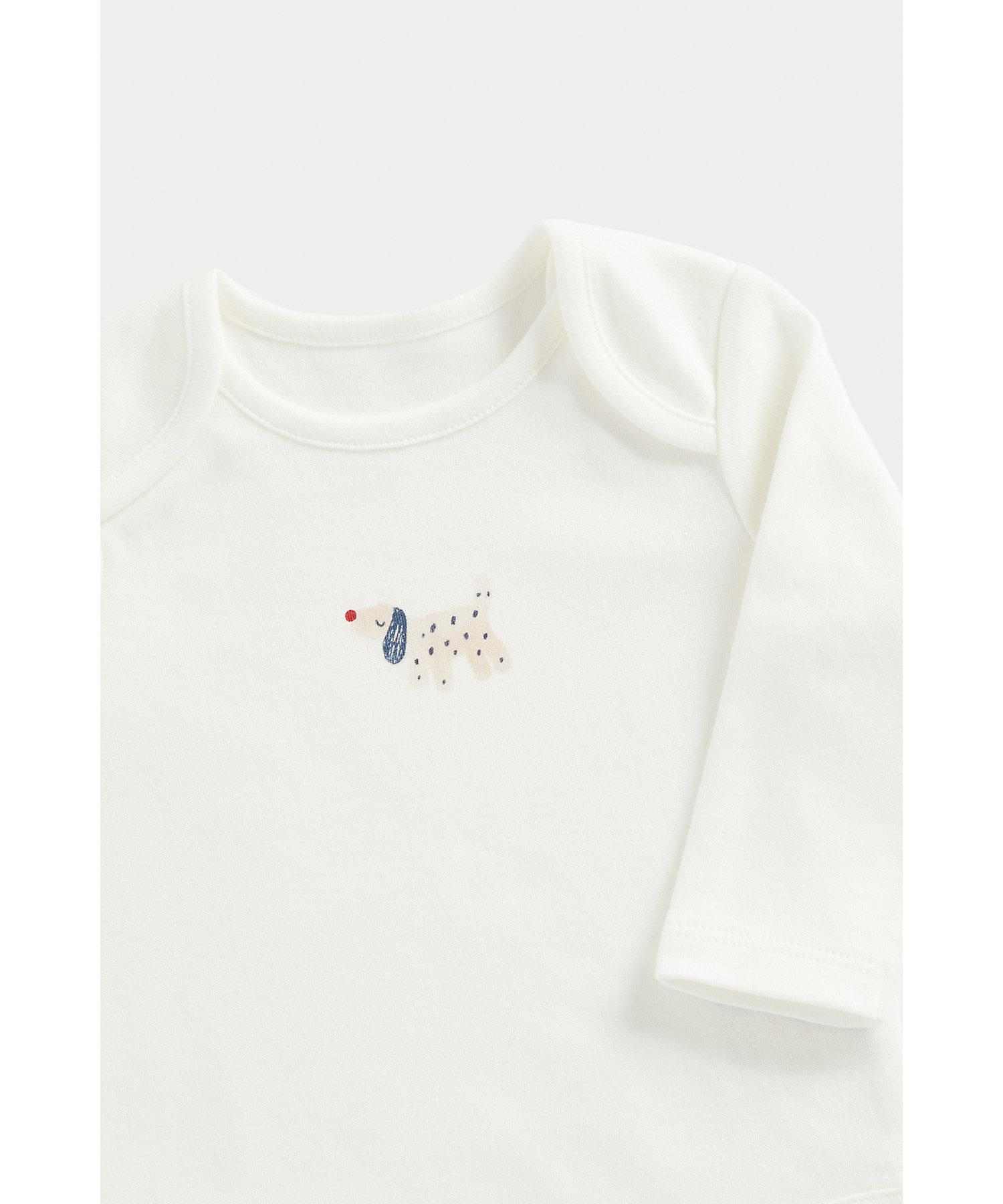 Mothercare Unisex Printed Bodysuit - Pack of 5 - Multicolor