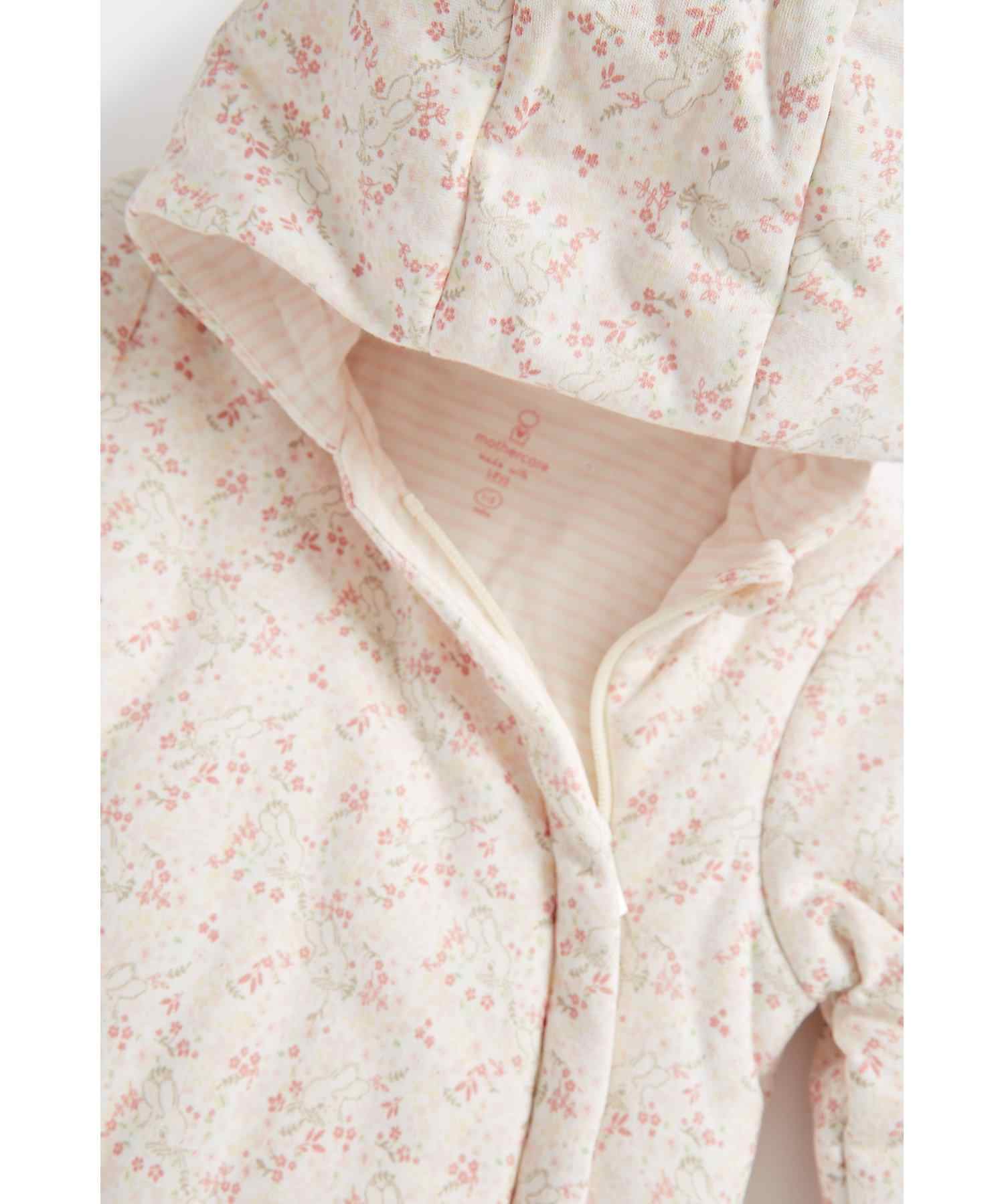 Mothercare Girls 100% Cotton Wadded and Jersey - Lined Snowsuit - Multicolor