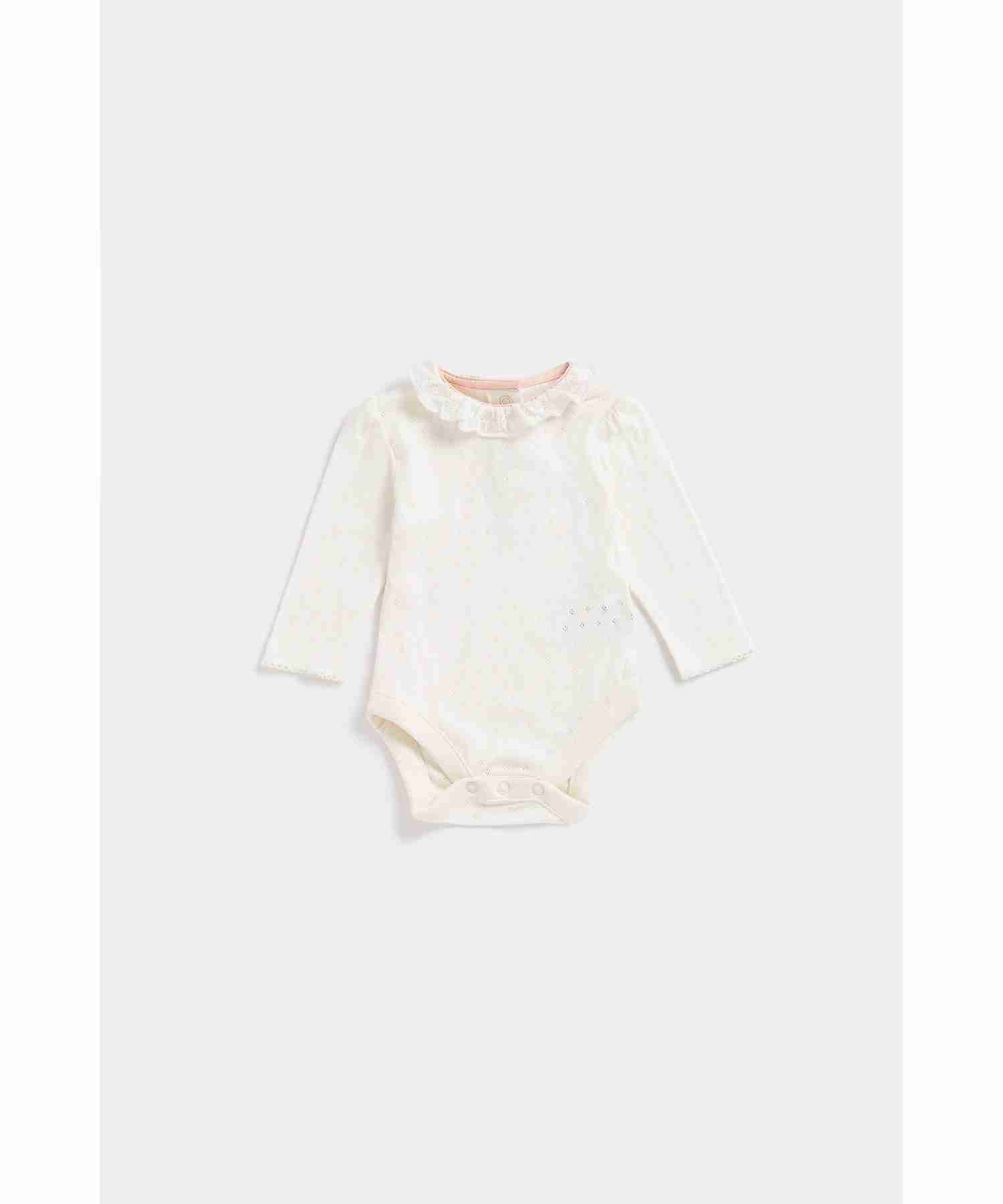 Mothercare Girls Printed Cord Dungarees with Frills and Pockets Dungaree Set - Multicolor