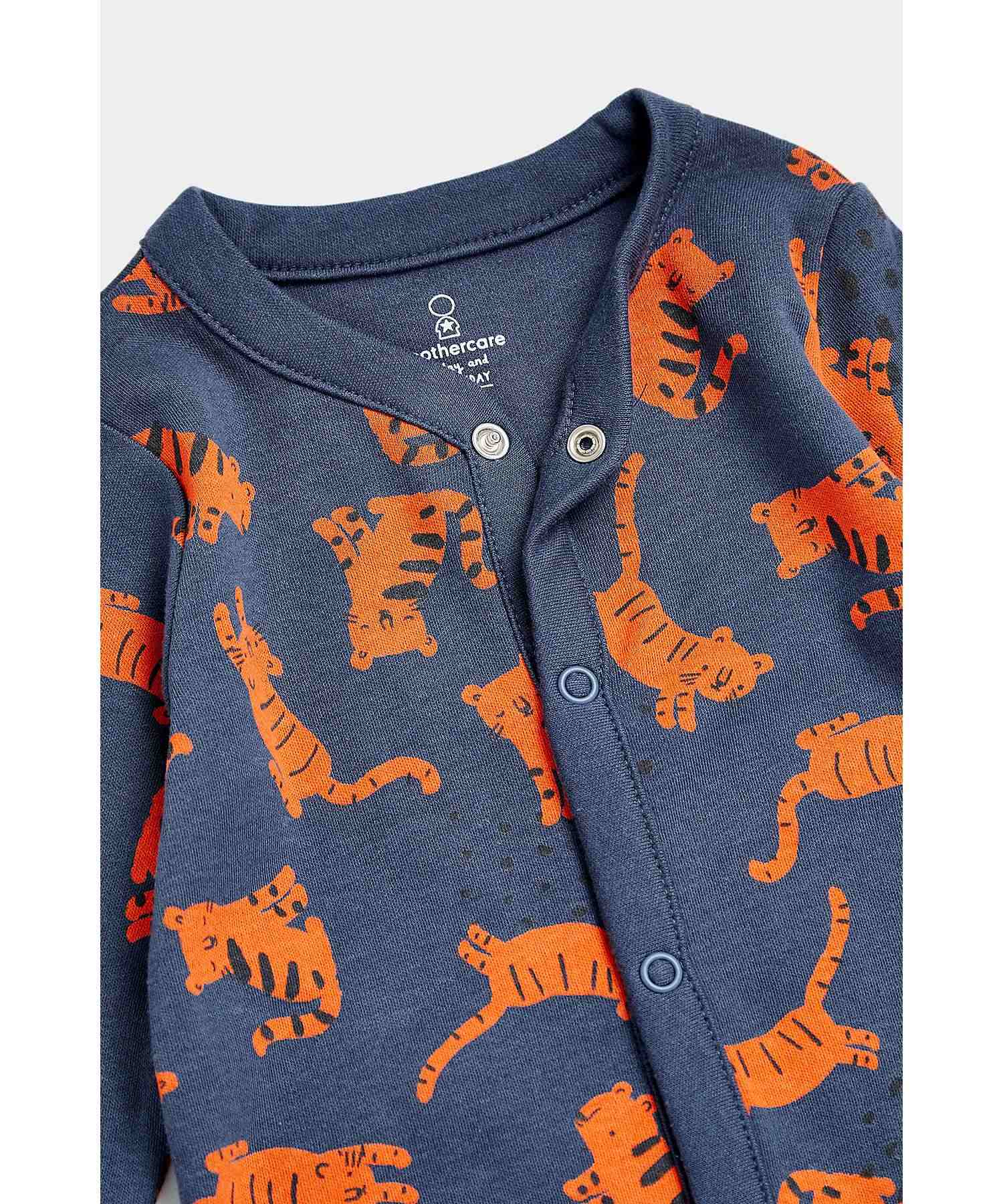Mothercare Boys Animal Sleepsuit - Multicolor