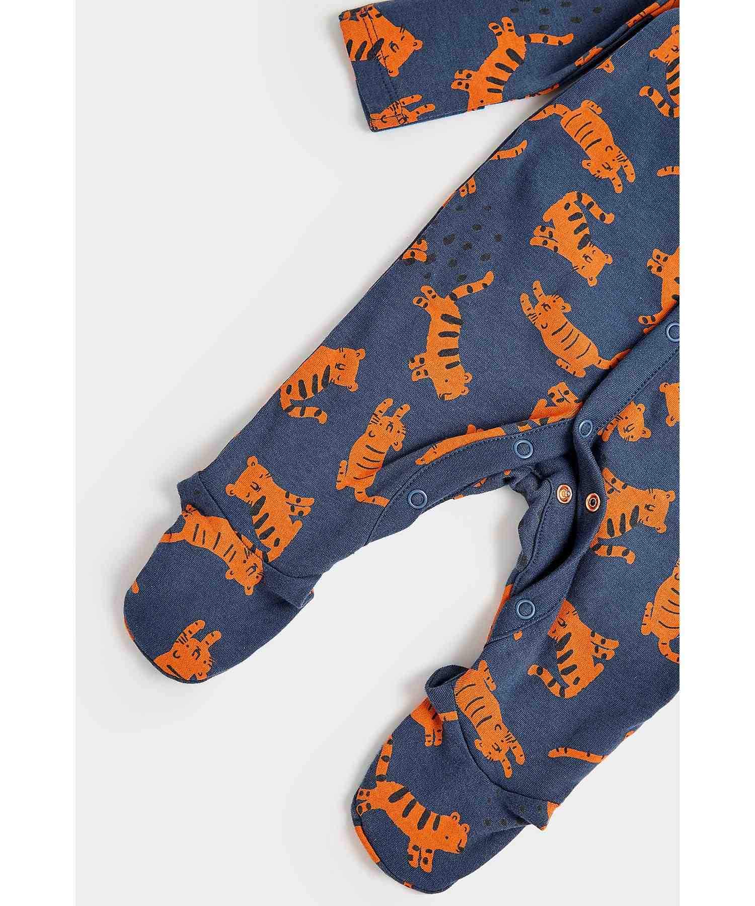 Mothercare Boys Animal Sleepsuit - Multicolor