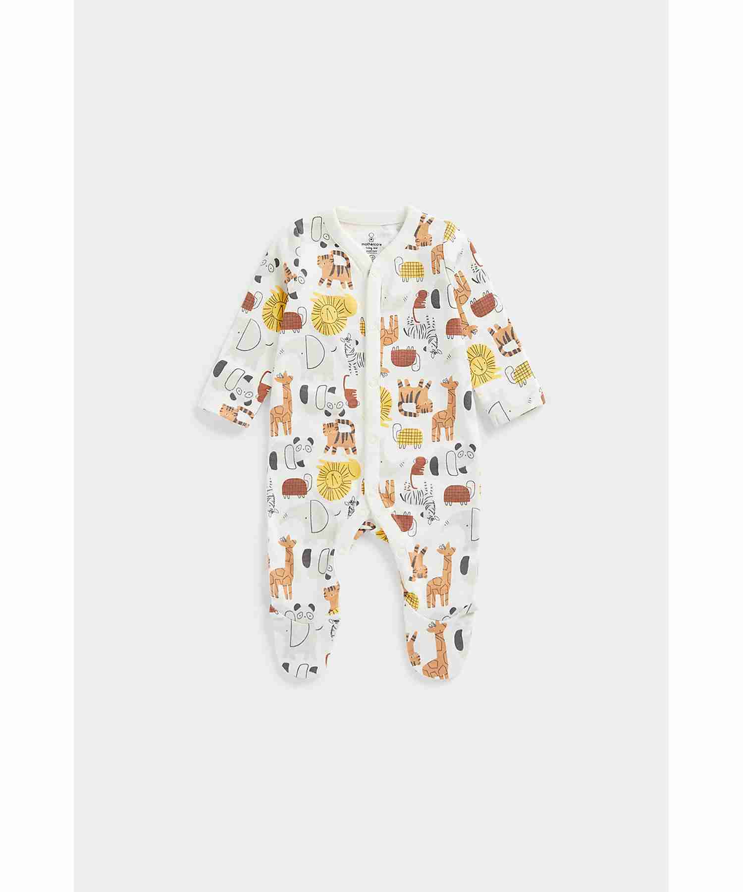 Mothercare Unisex Animal Sleepsuit - Multicolor