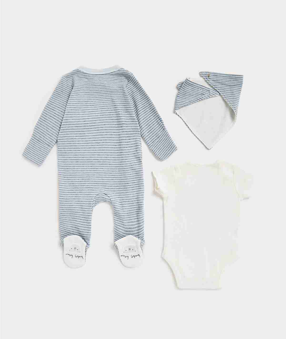 Mothercare Boys Embroidered Gift Set - Blue