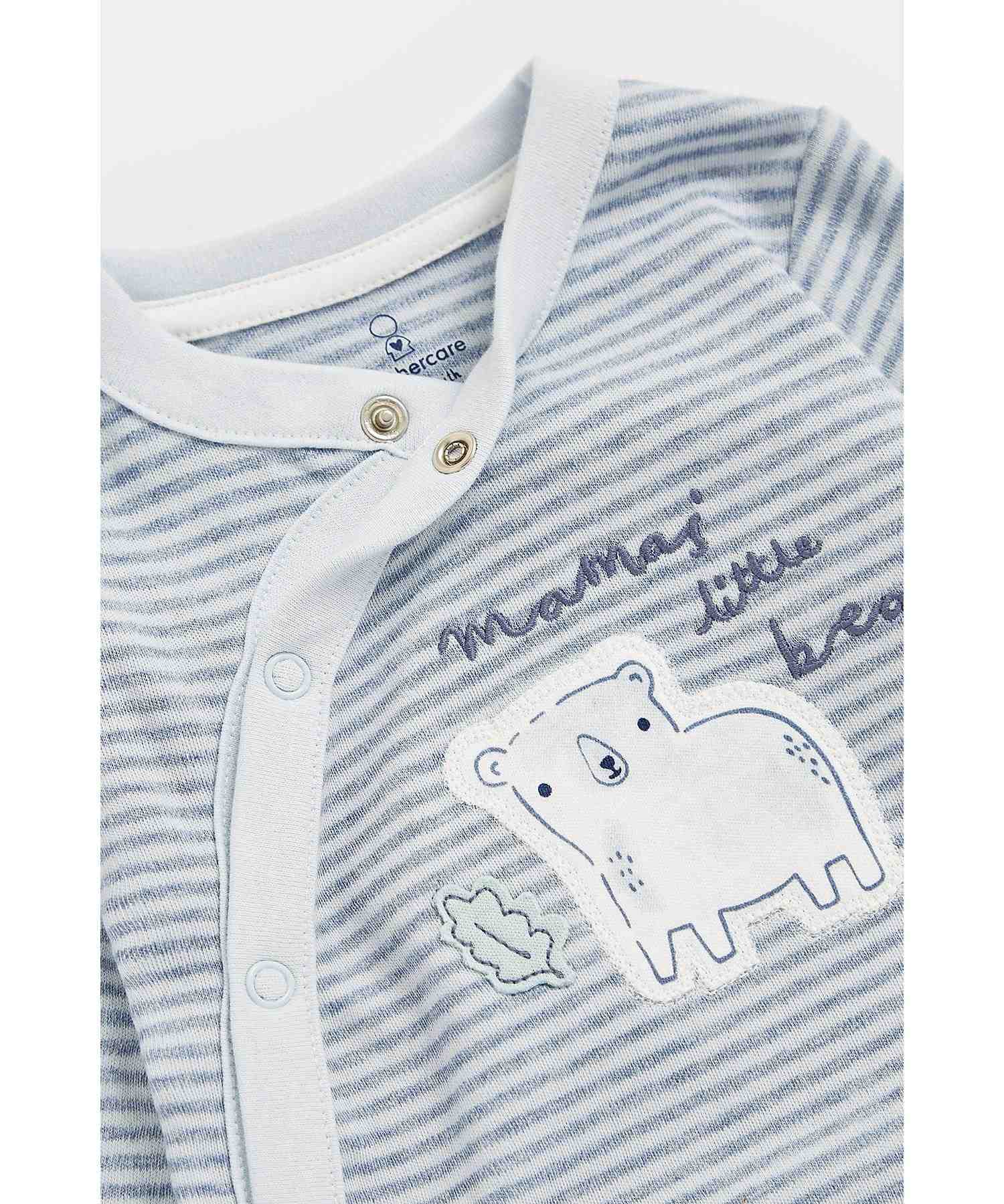 Mothercare Boys Embroidered Gift Set - Blue