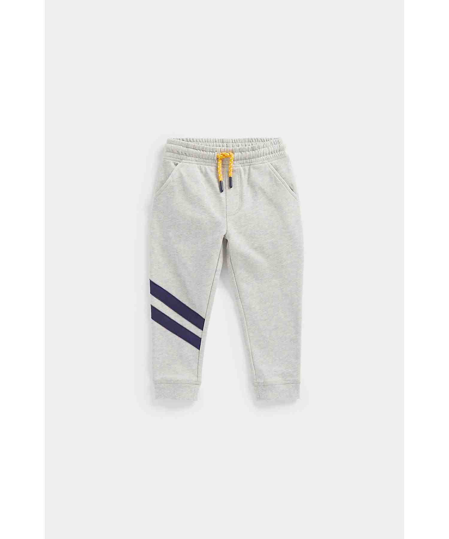 Mothercare Boys Loop - Back Cotton Joggers - Pack of 2 - Multicolor
