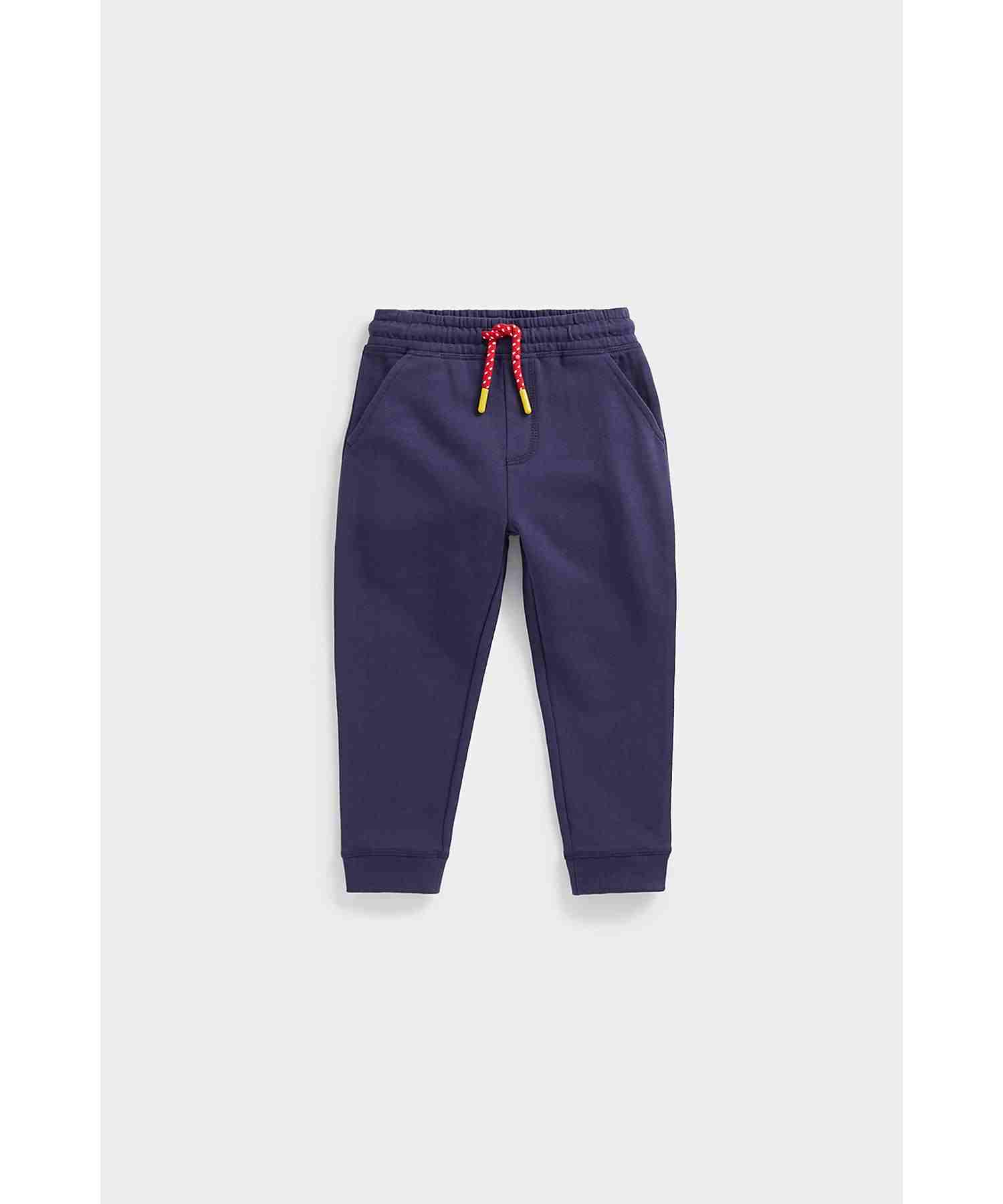 Mothercare Boys Loop - Back Cotton Joggers - Pack of 2 - Multicolor