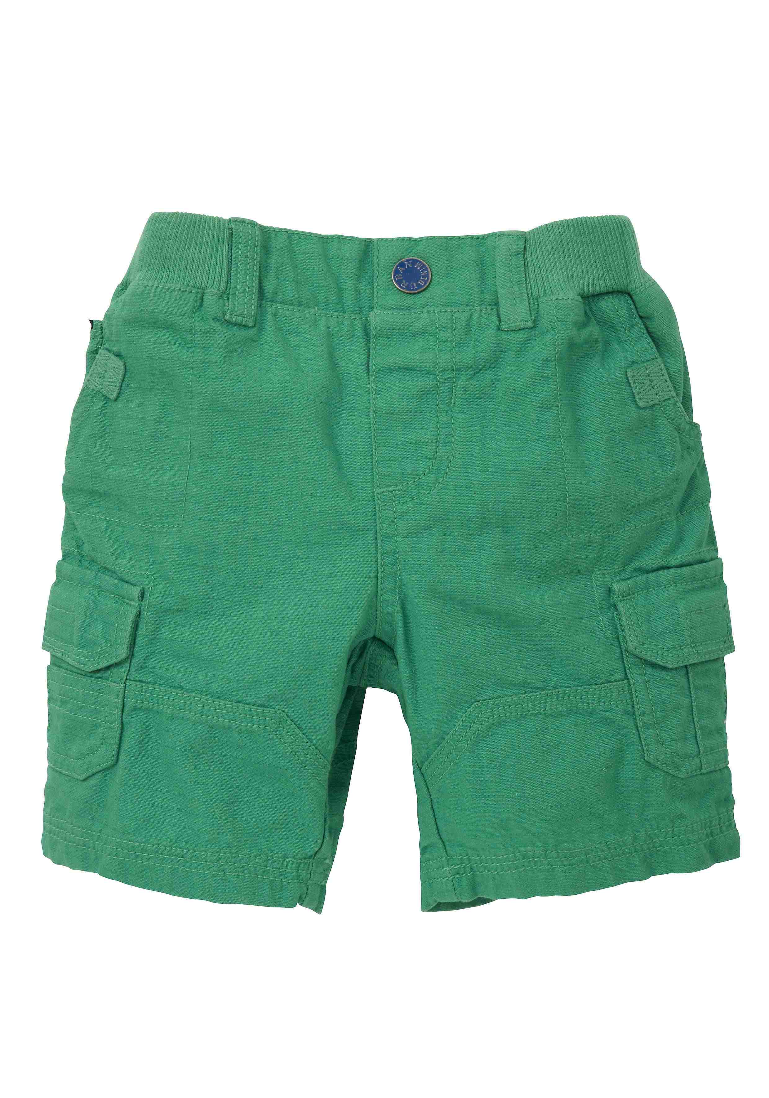 Green Boys Green Cargo Shorts