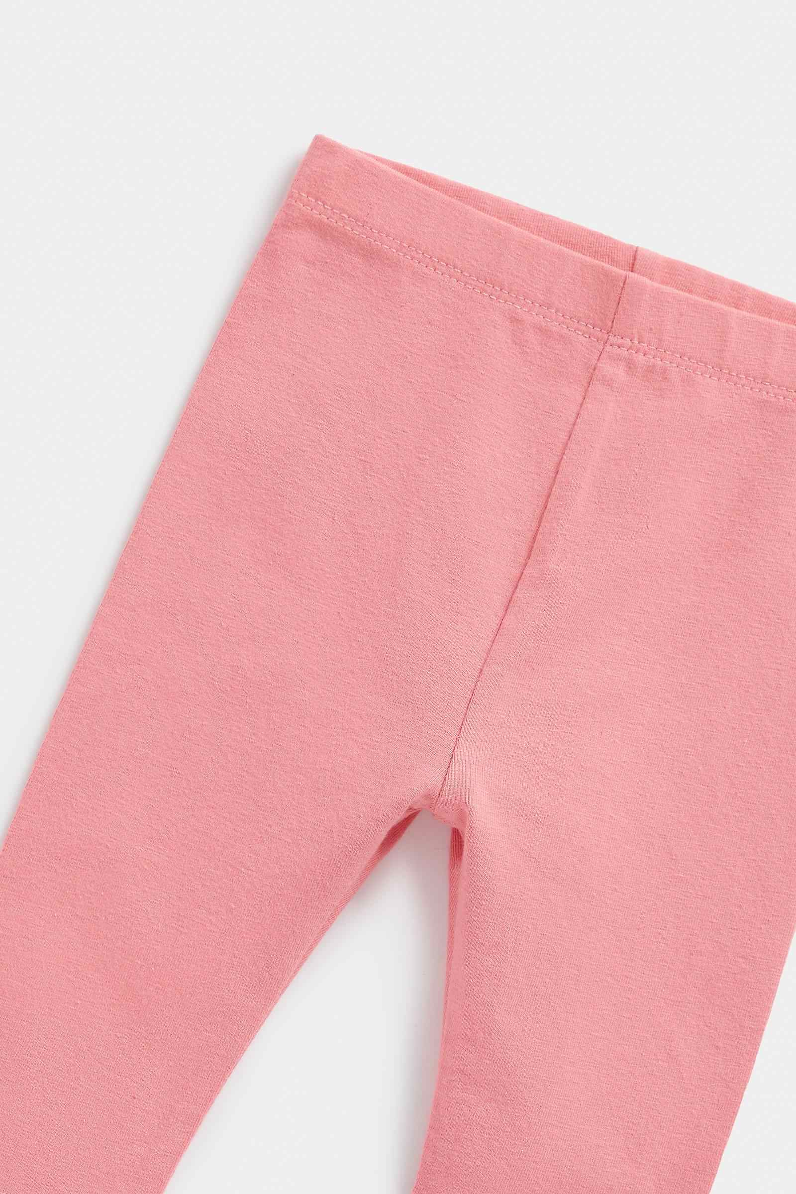Mothercare Girls Long - Sleeved Cotton - Jersey Top T-Shirt Jogger Set - Pink